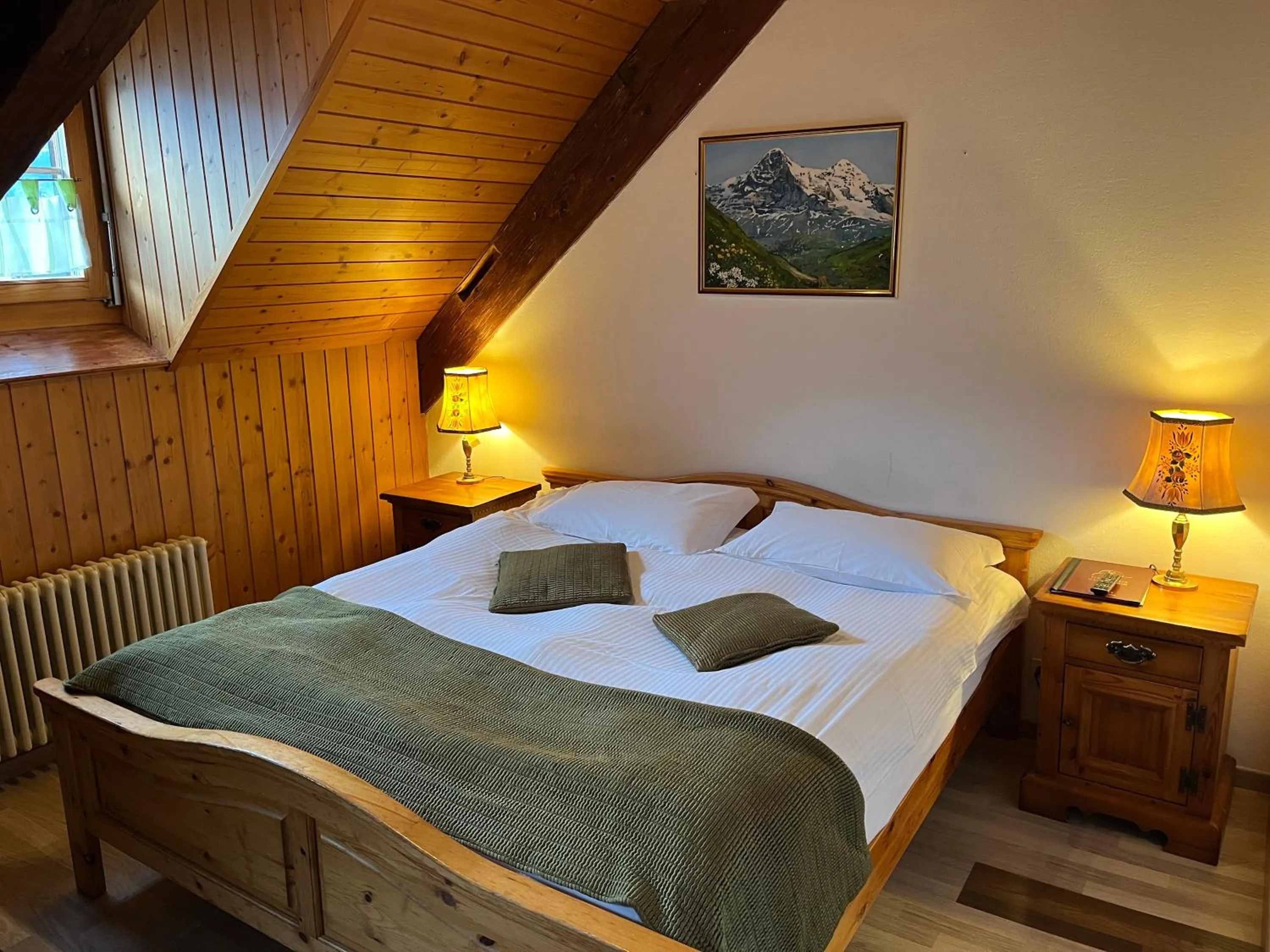 Bed in Historic Hotel Steinbock