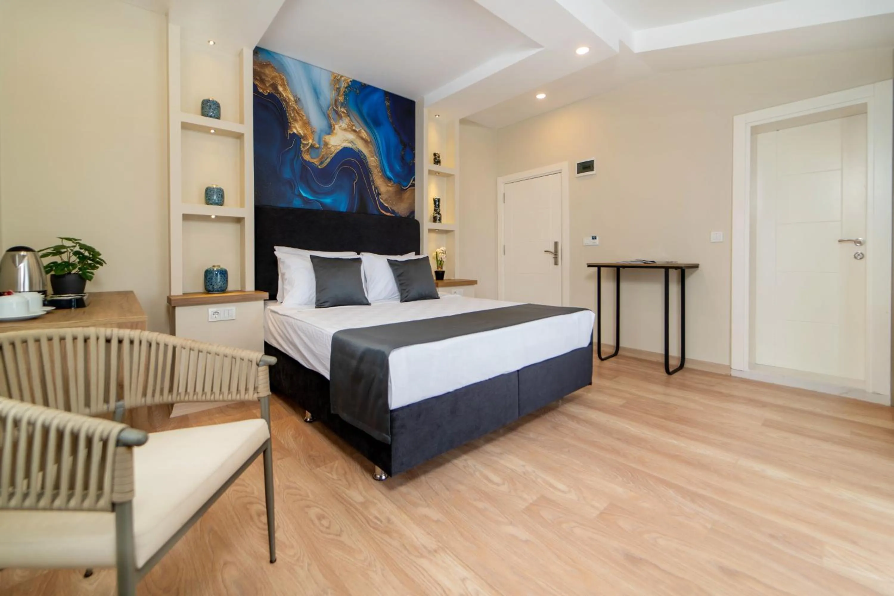 Bed in Deniz Boutique Hotel