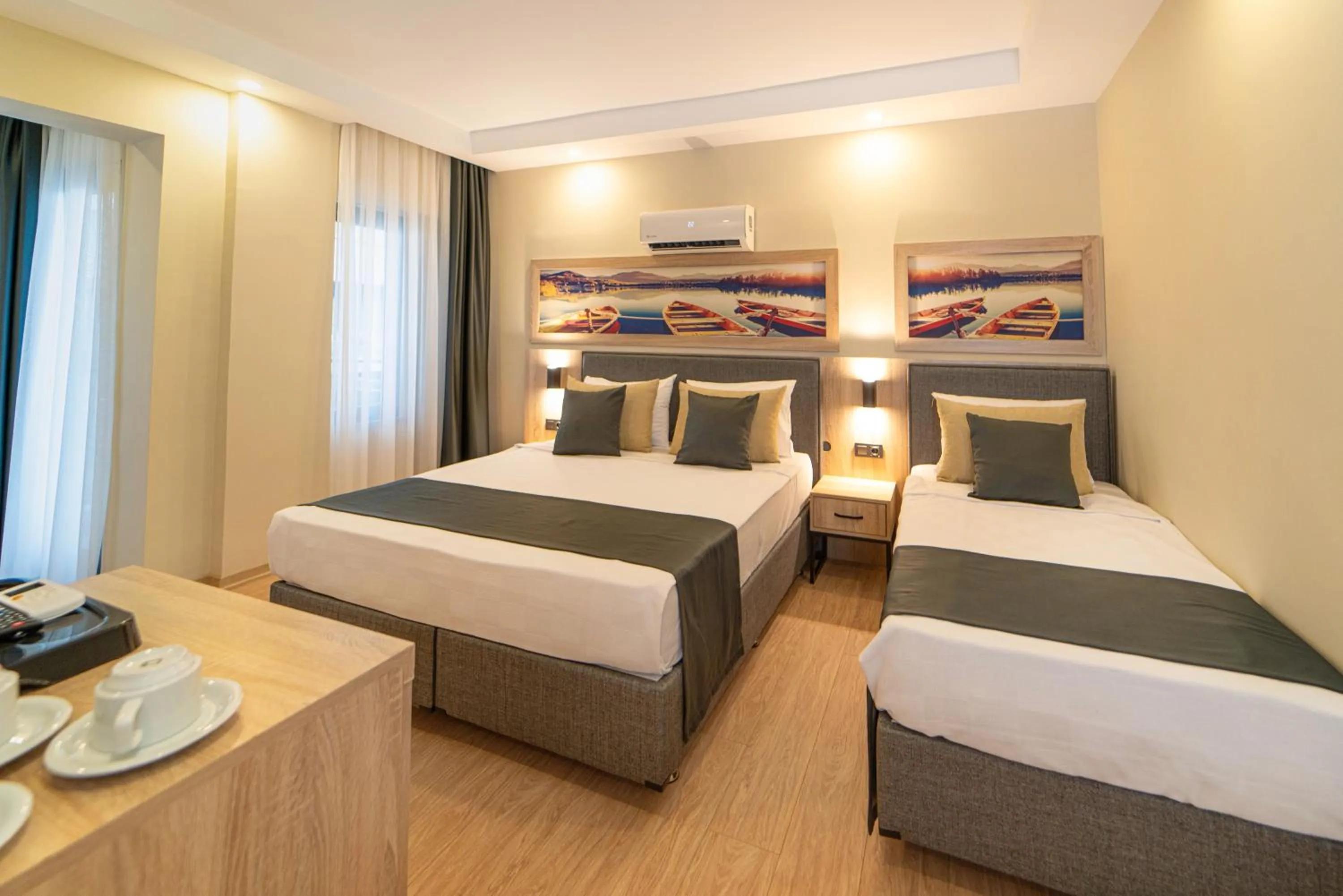Bed in Deniz Boutique Hotel