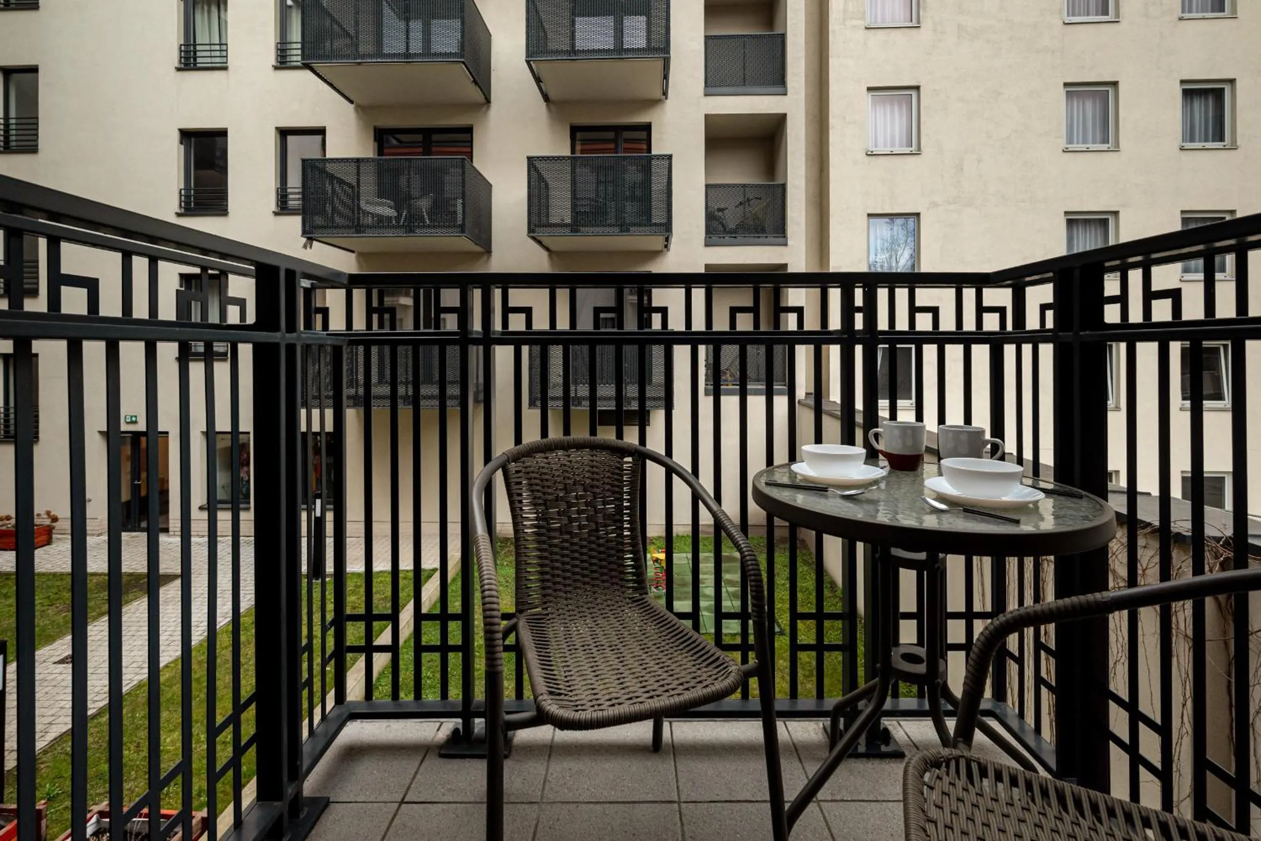Balcony/Terrace in RentPlanet - Apartamenty Jagiełły