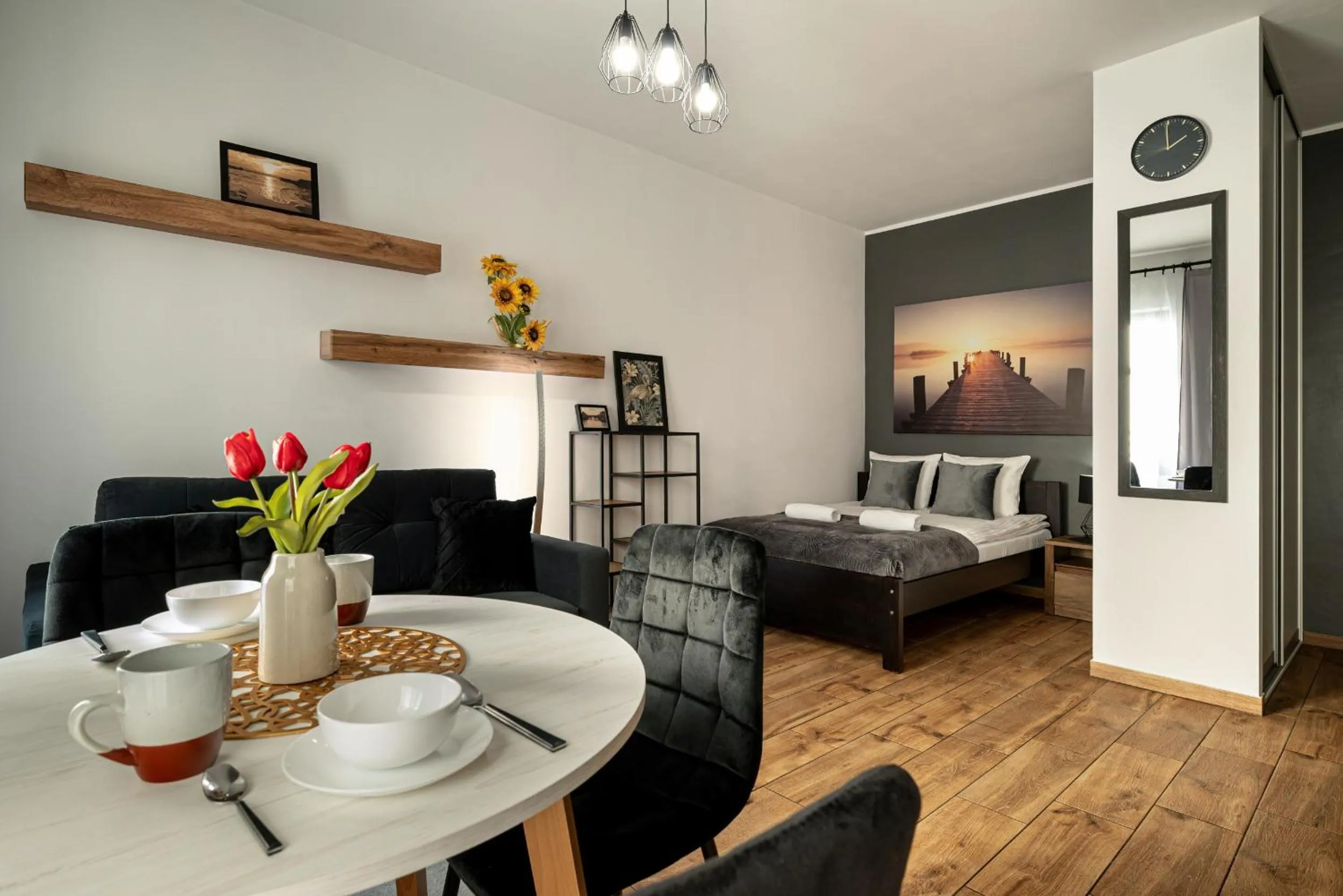 Bed in RentPlanet - Apartamenty Jagiełły