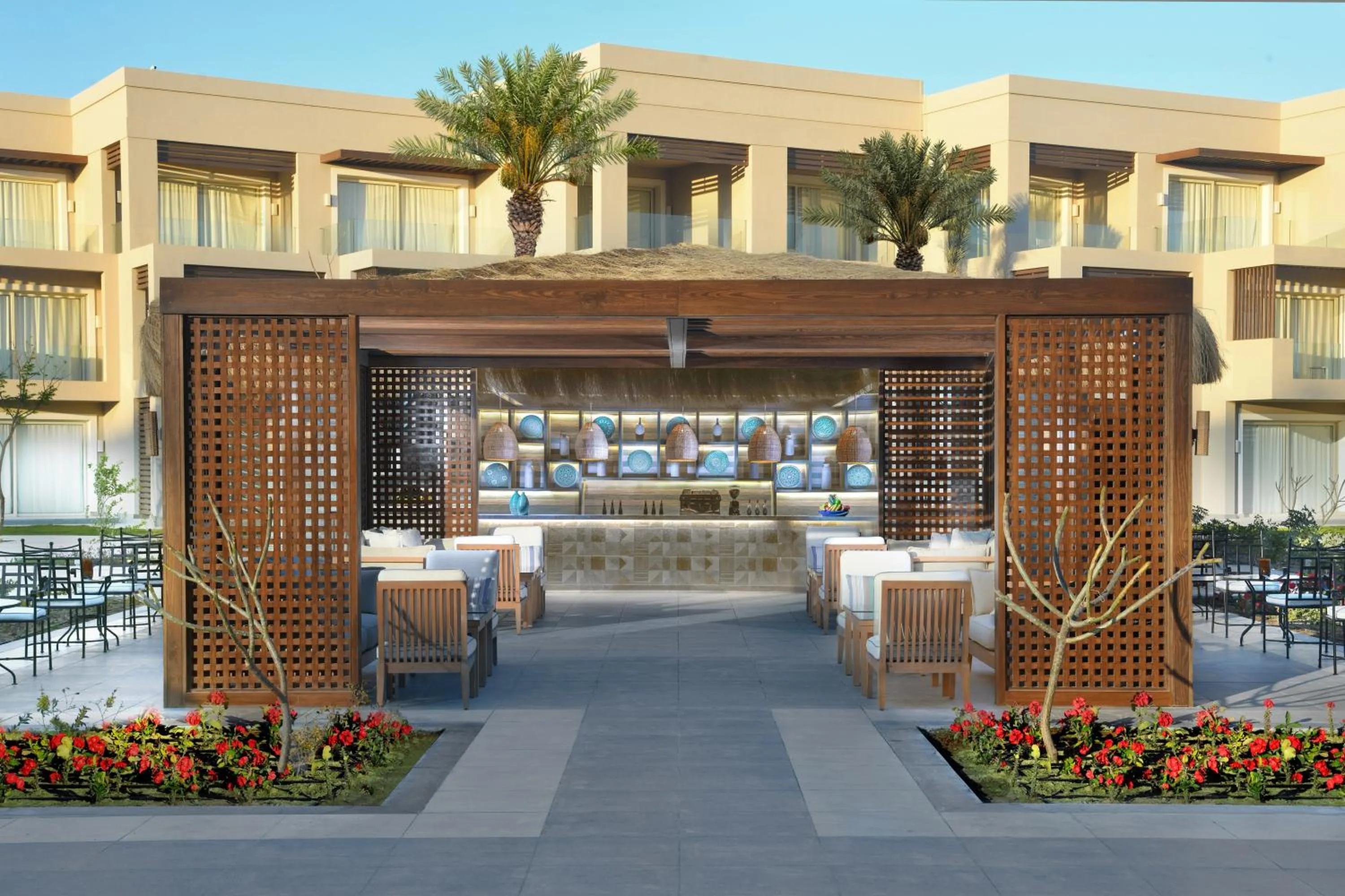 Pool view in Steigenberger Resort Ras Soma