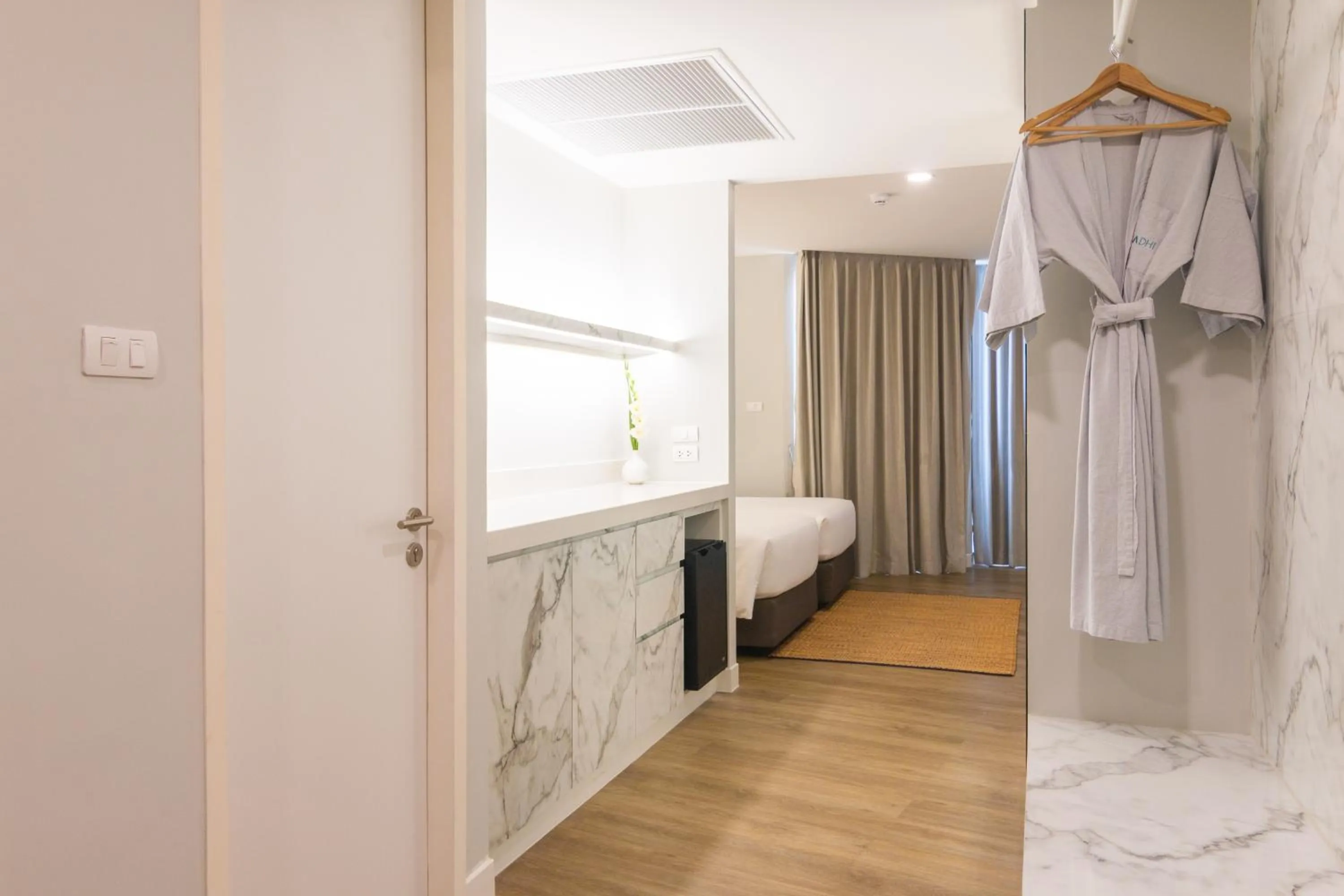 Bathroom, Bed in VELA Dhi Udon Thani