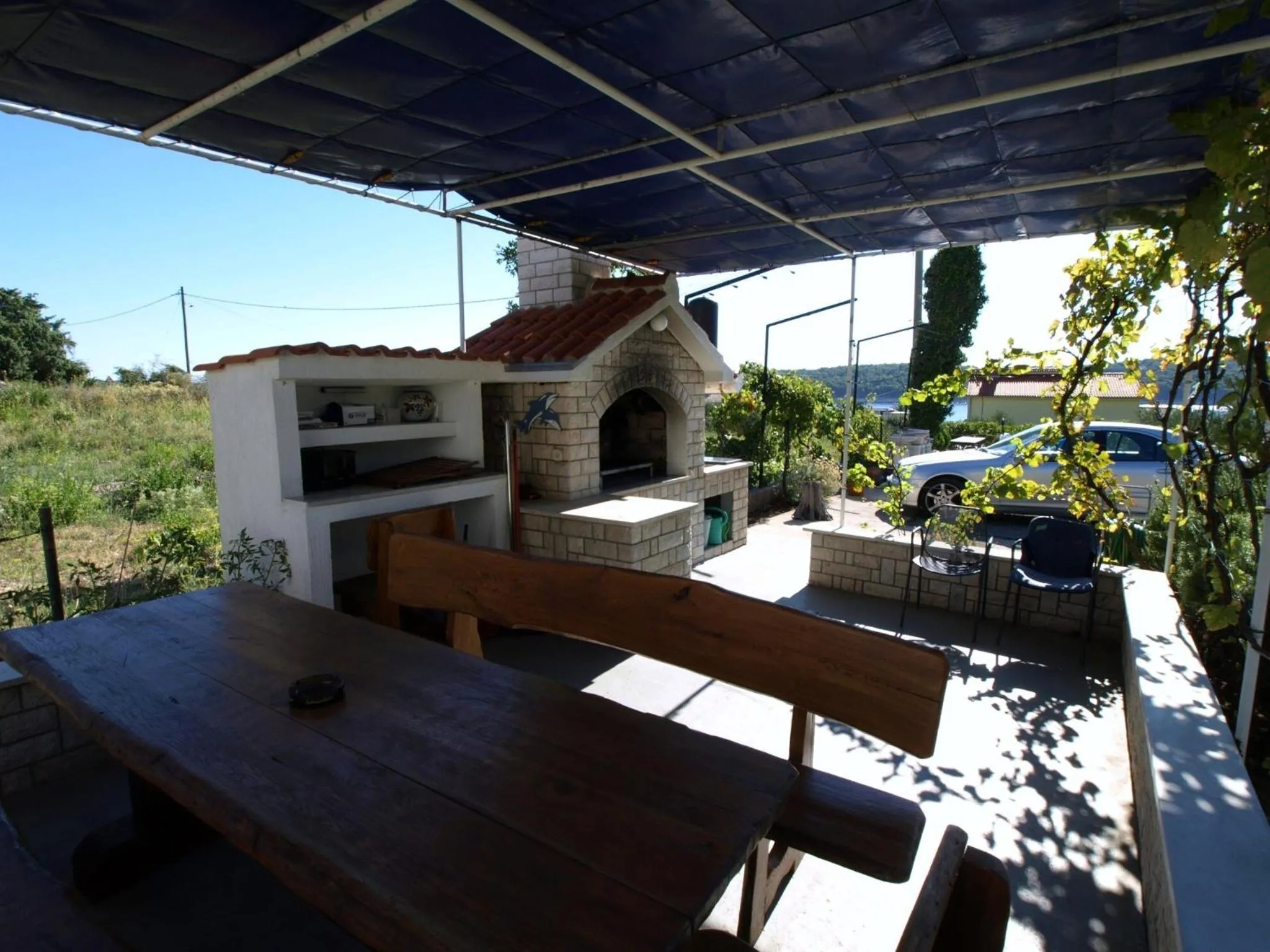 BBQ facilities in Apartments Villa Olga
