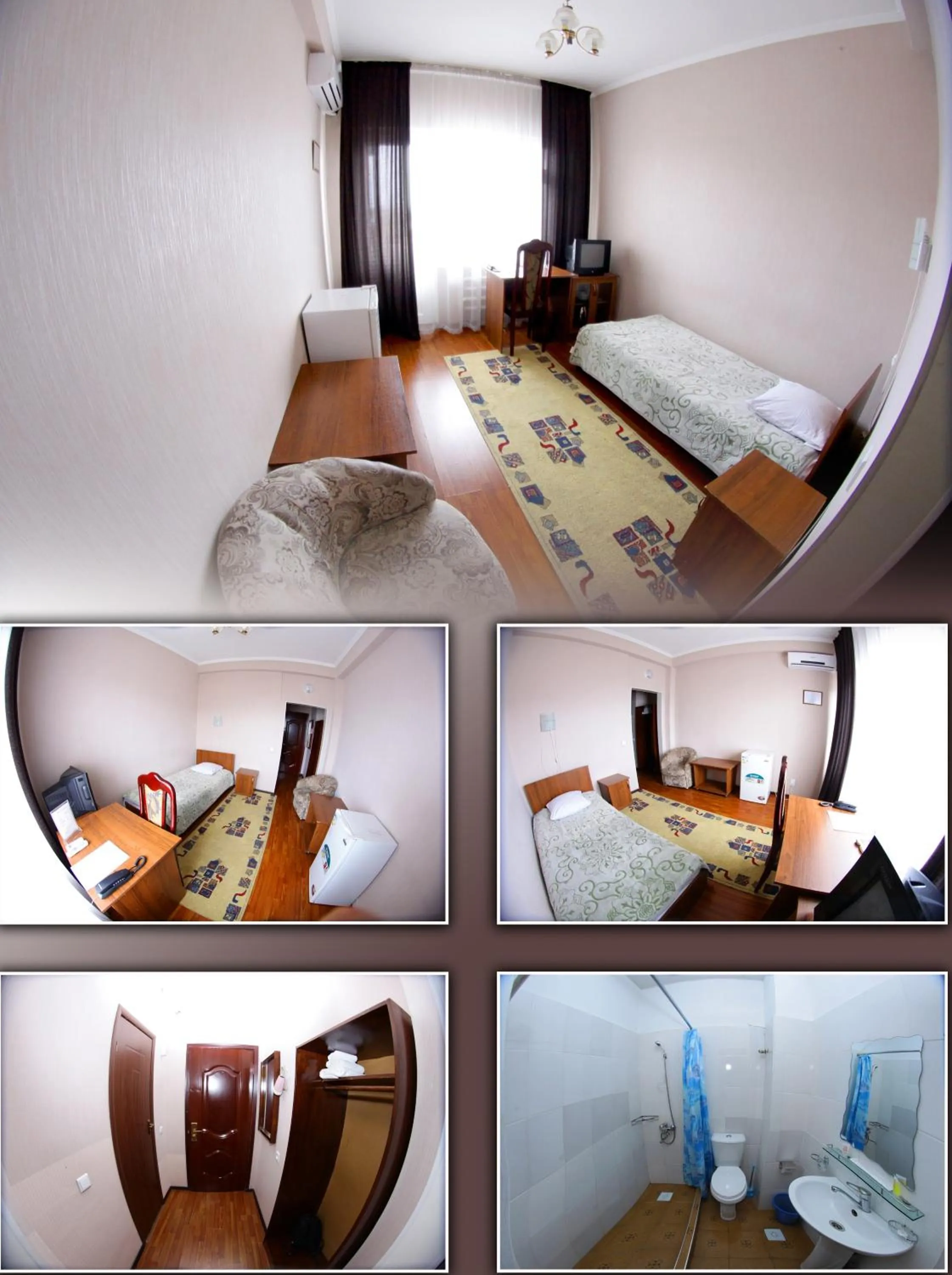 Bed in Hotel Osh-Nuru