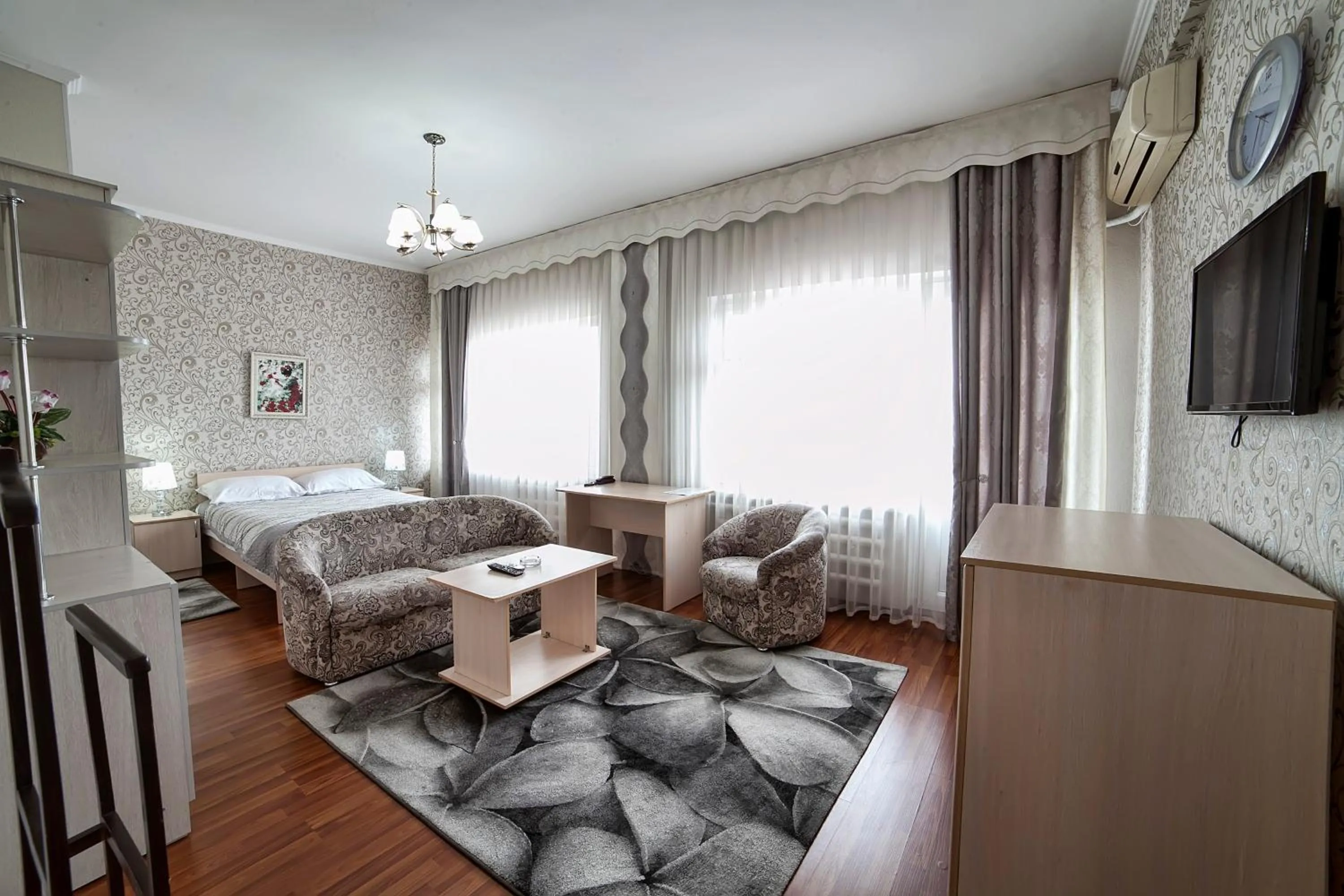 Bed in Hotel Osh-Nuru