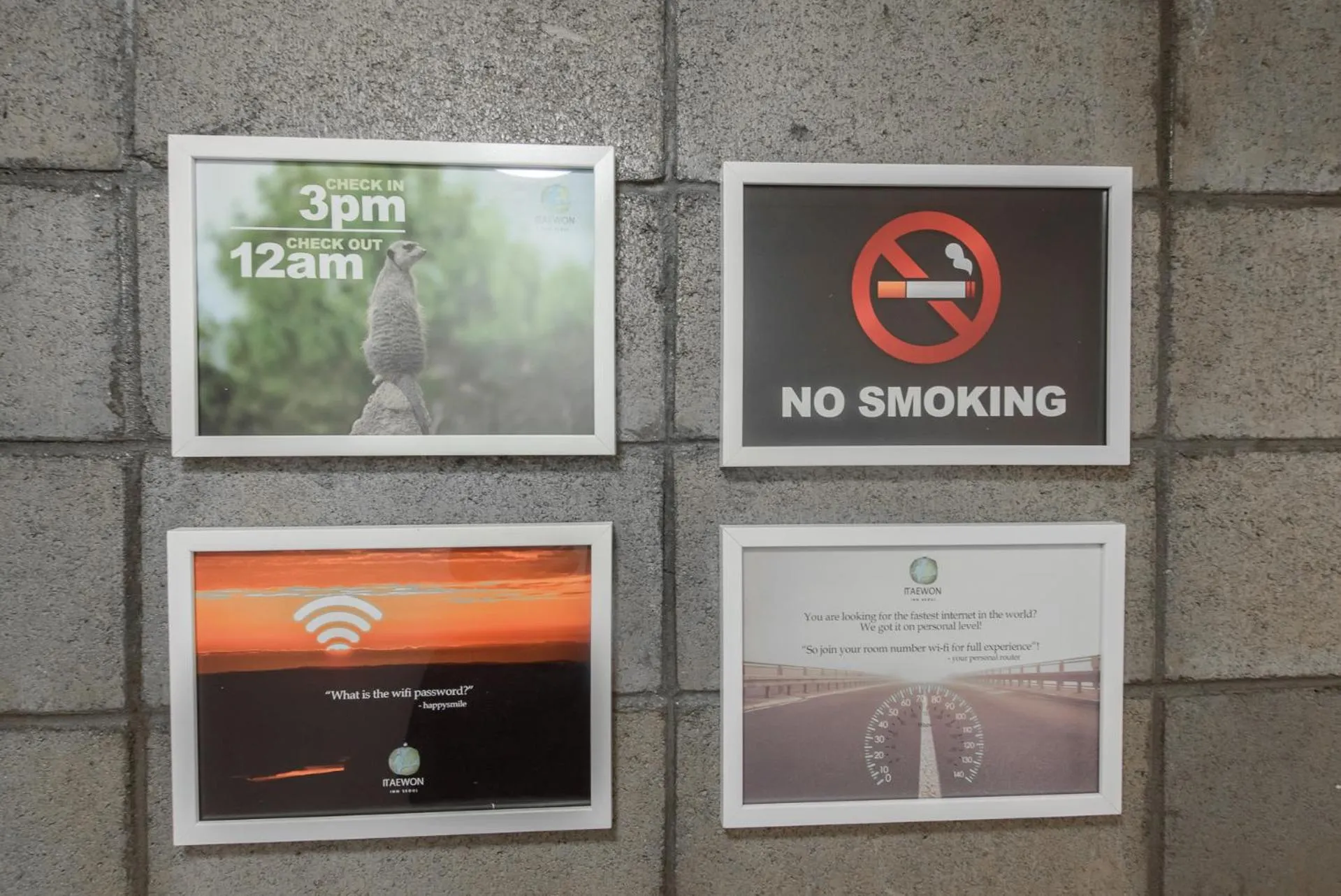 Property logo or sign in Itaewon Yellow Guesthouse