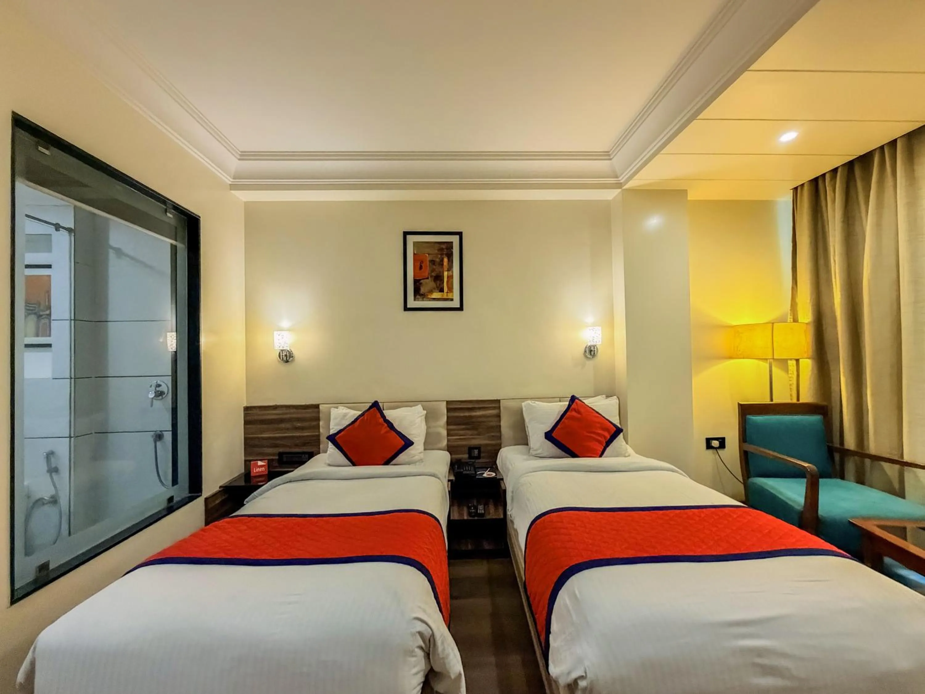 Bed in Spree Hotel Jaipur
