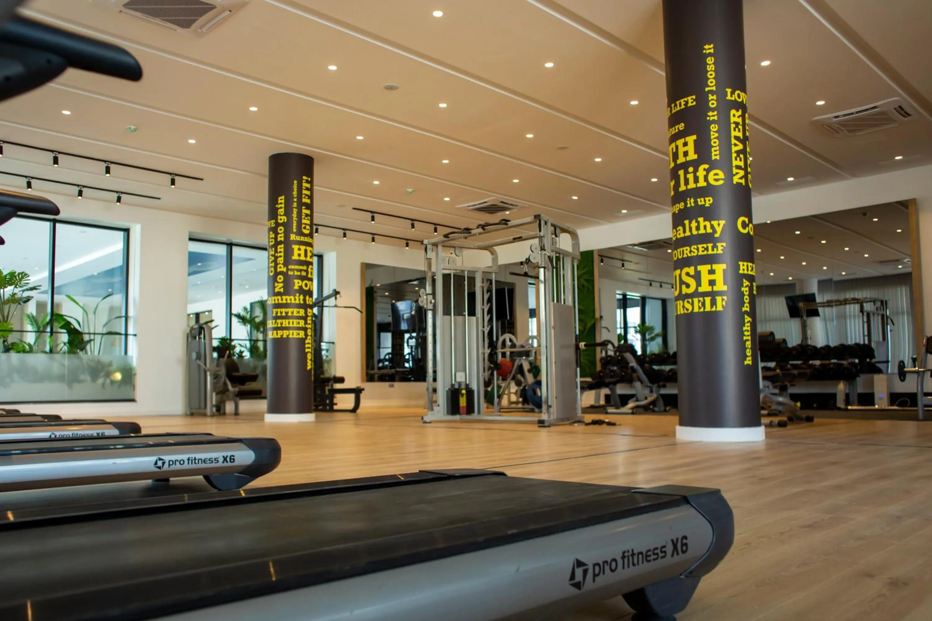 Fitness centre/facilities in Courtyard Long Beach Holiday Resort
