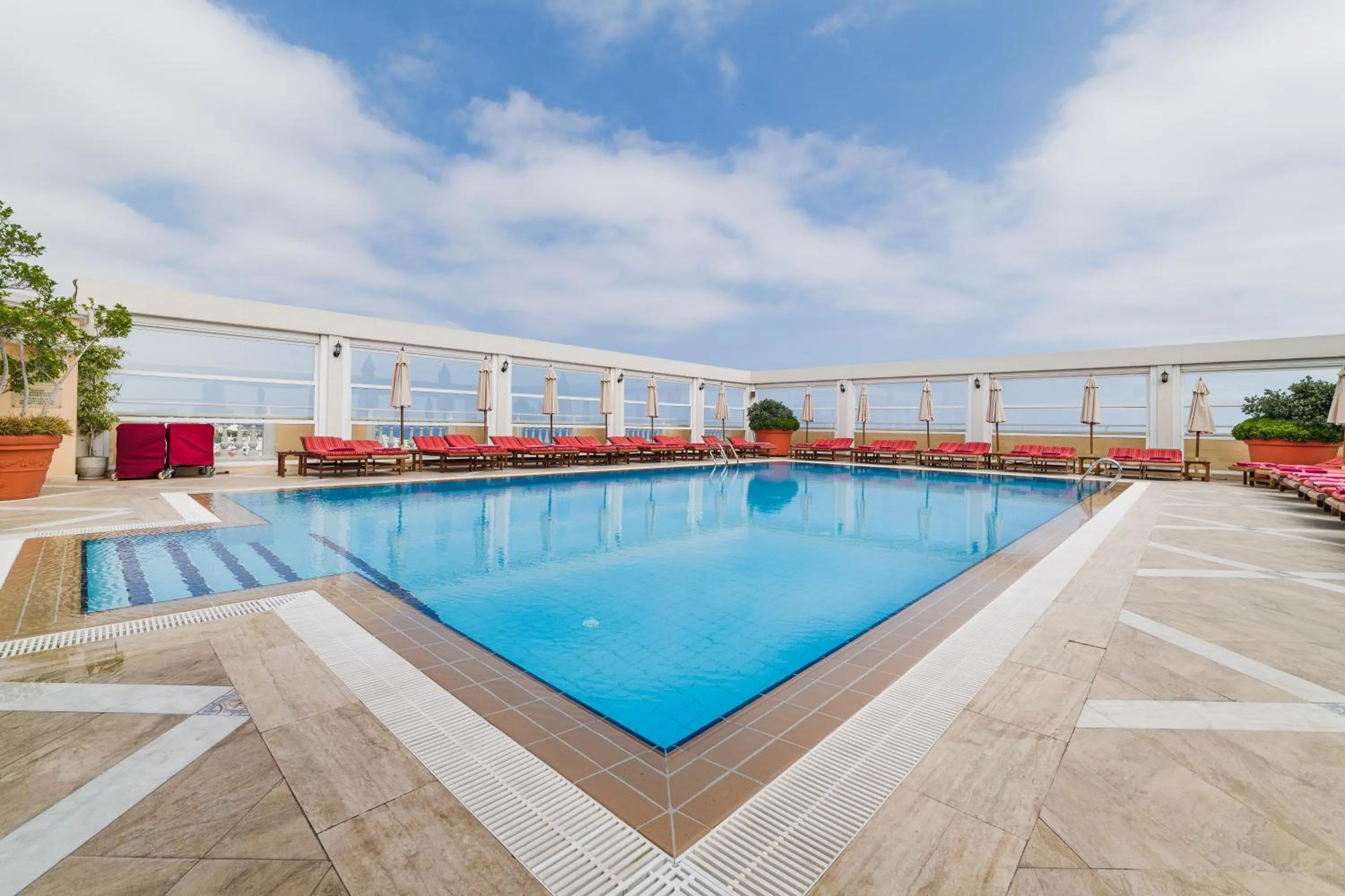 Pool view in The Arkin Colony Hotel
