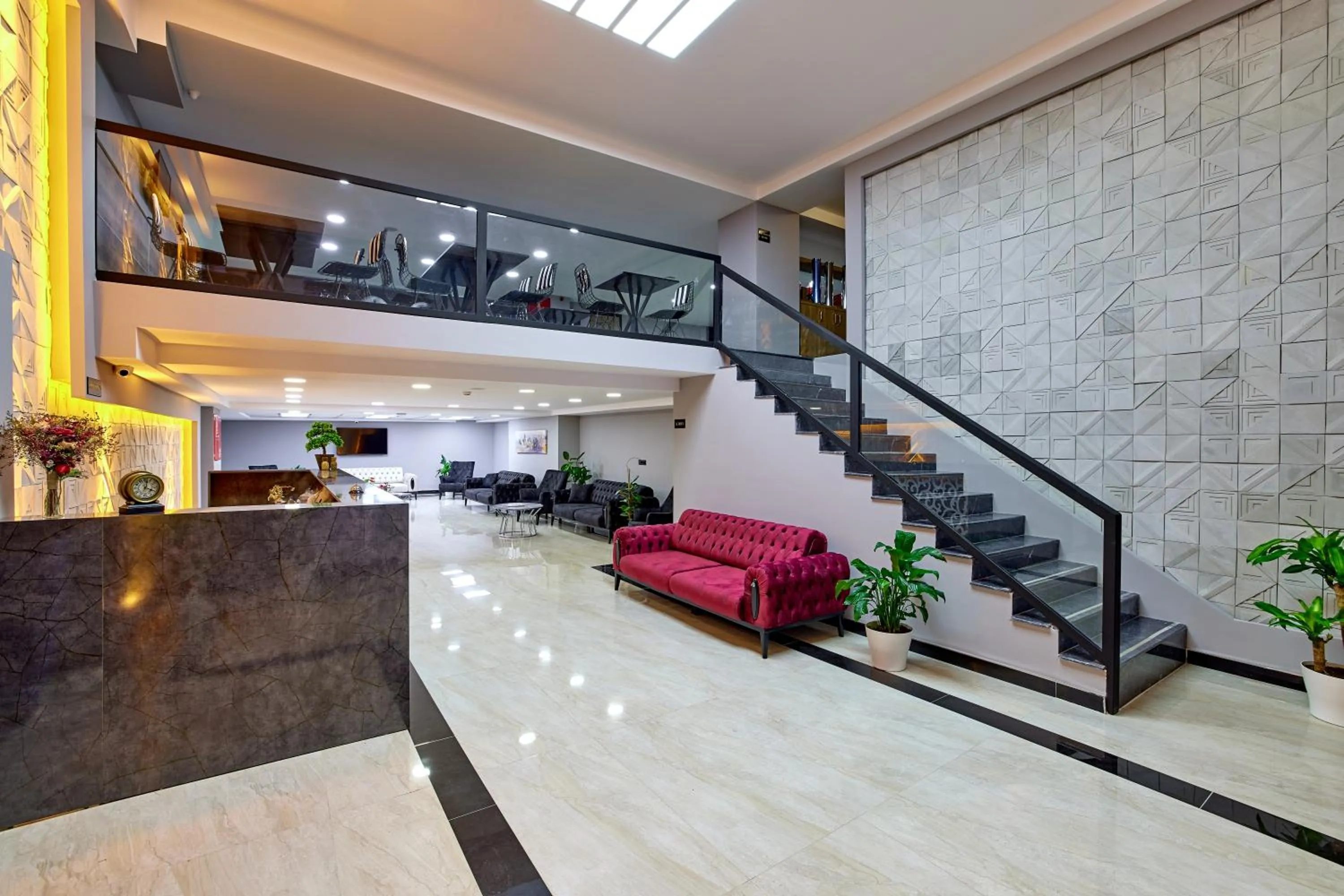 Lobby or reception in The Bold Hotel