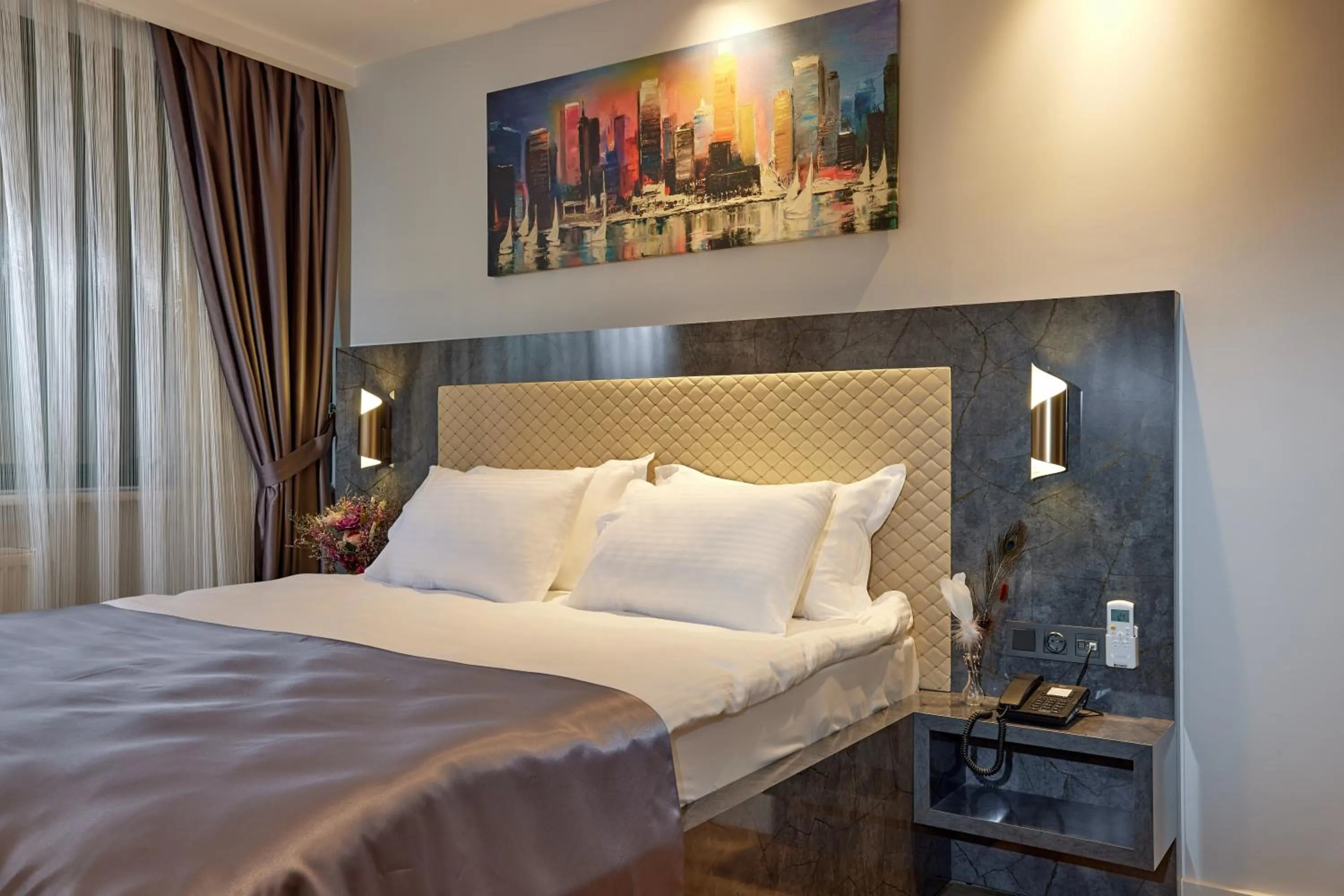 Bed in The Bold Hotel