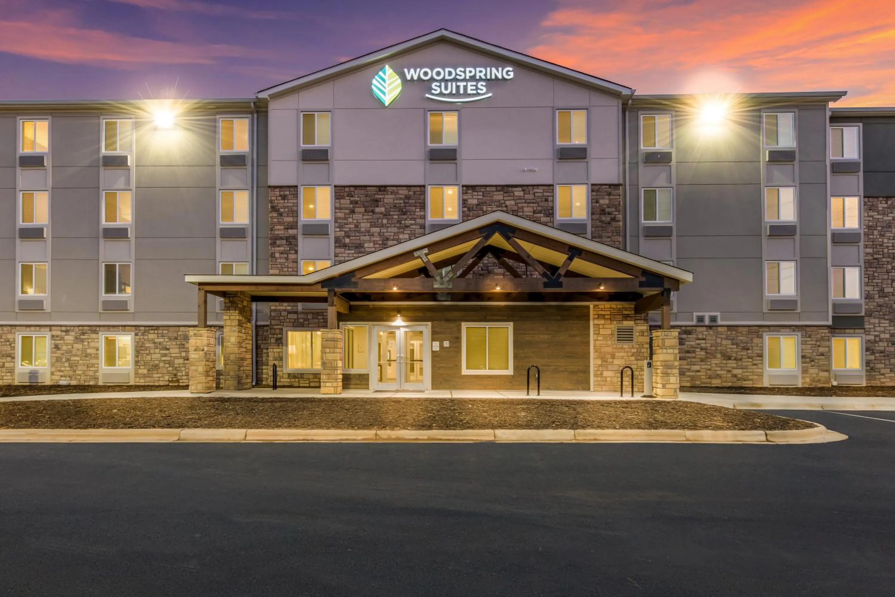 Property building in WoodSpring Suites Charlotte - University Research Park