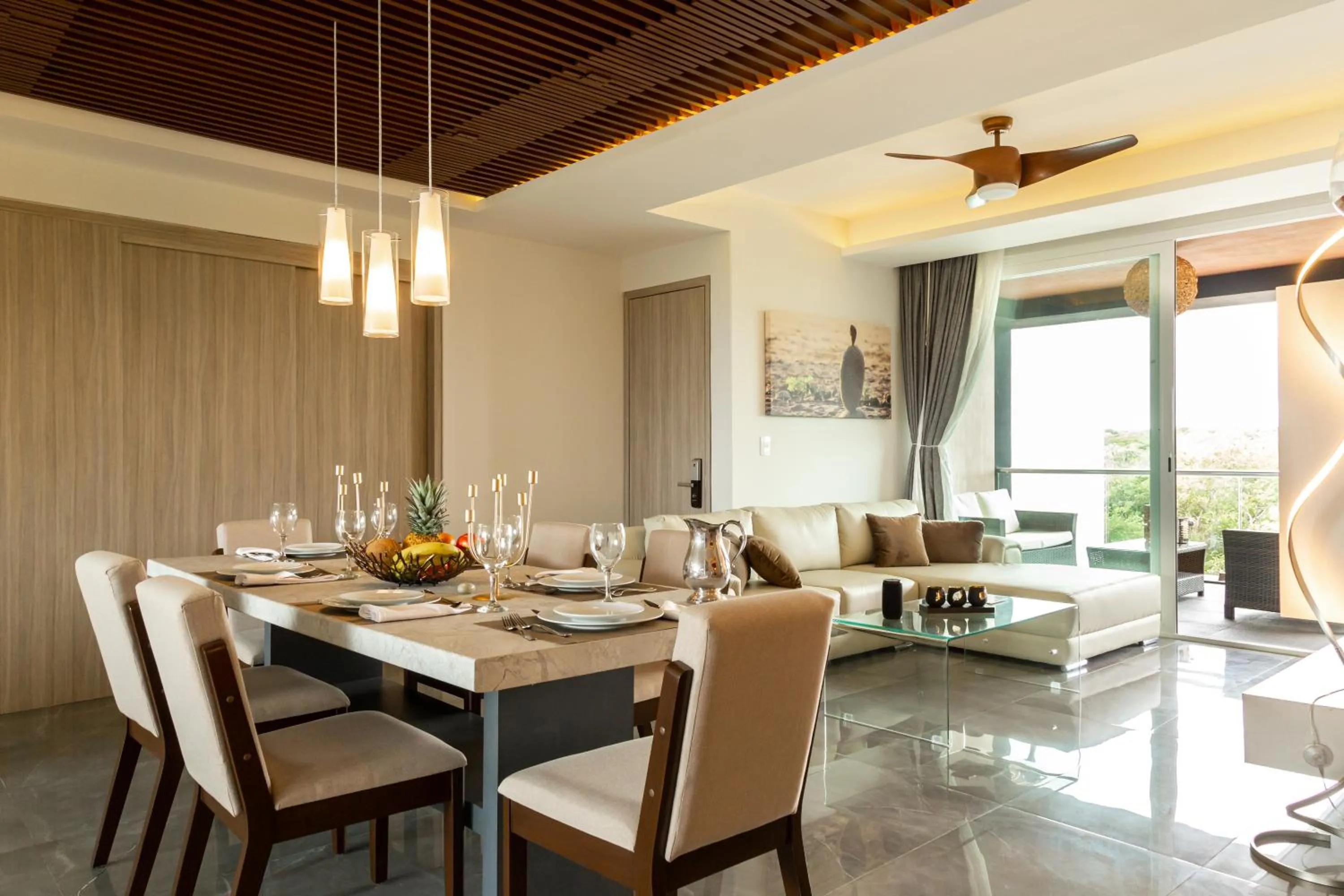 Living room in Fabulous & Exclusive Apartments With Sea View Pool BBQ Garden