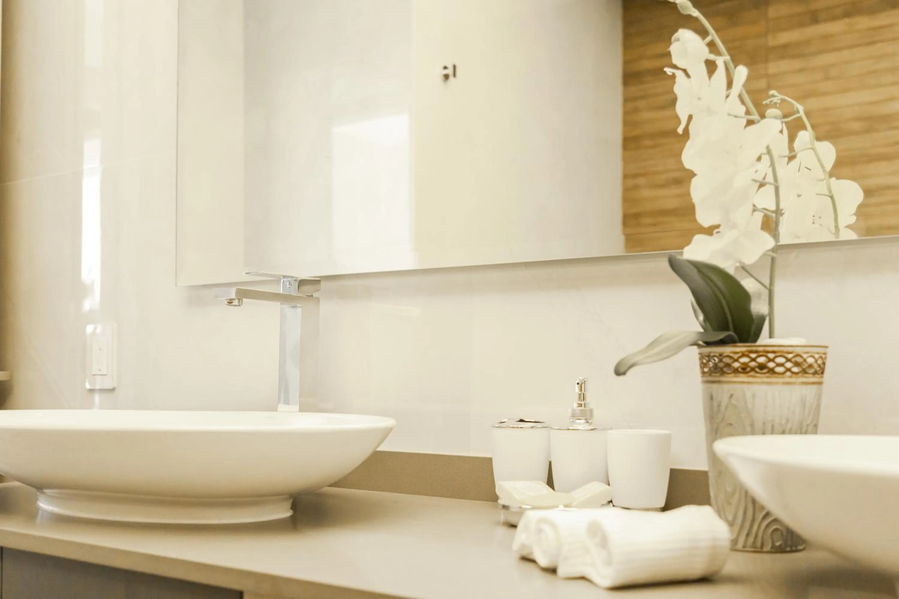 Bathroom in Fabulous & Exclusive Apartments With Sea View Pool BBQ Garden