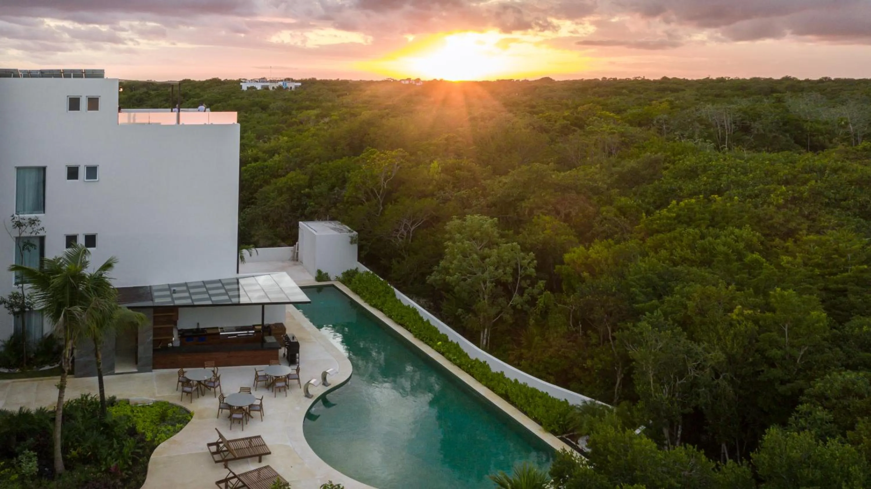 Property building in Fabulous & Exclusive Apartments With Sea View Pool BBQ Garden