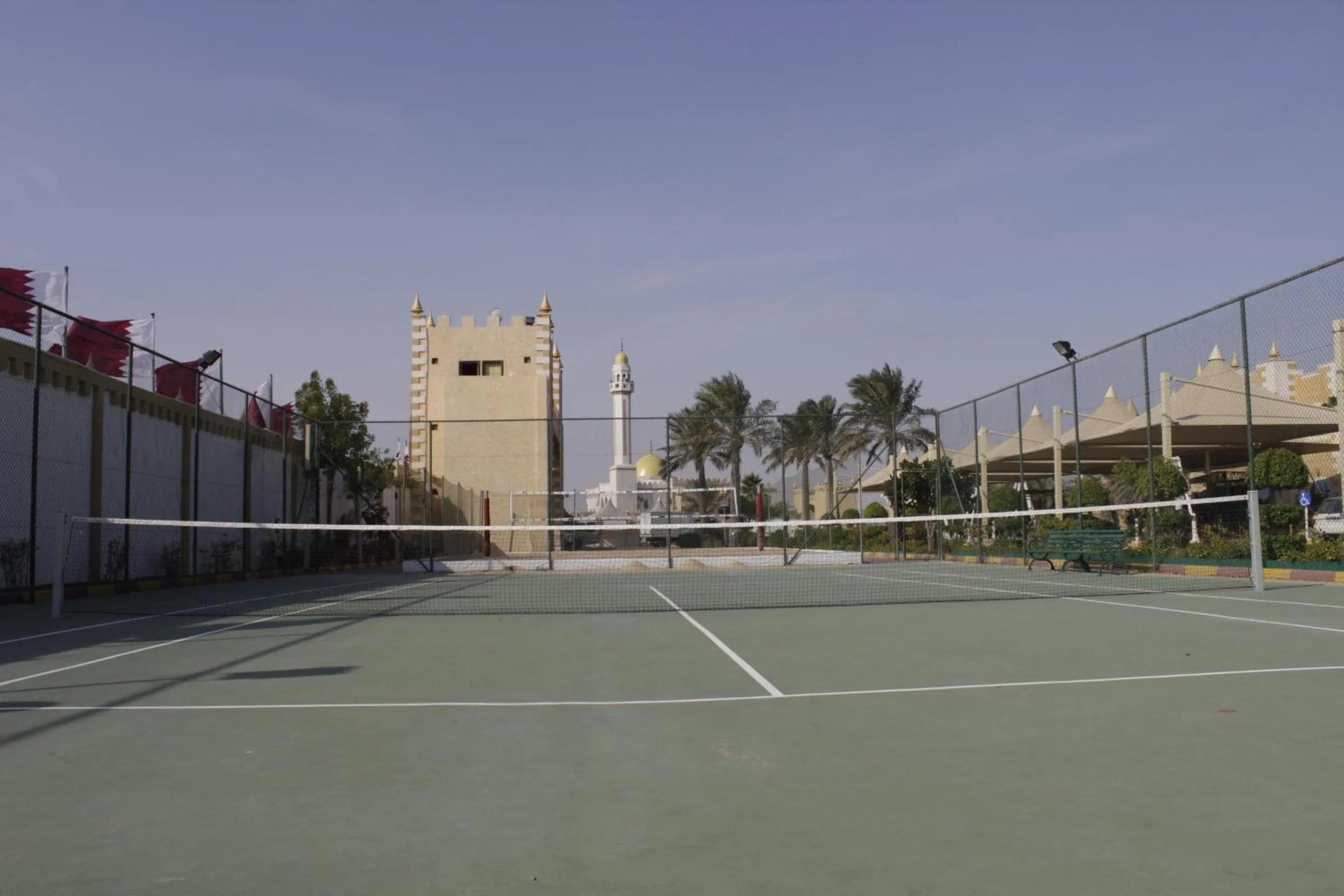 Tennis court in Tio Sea Resort