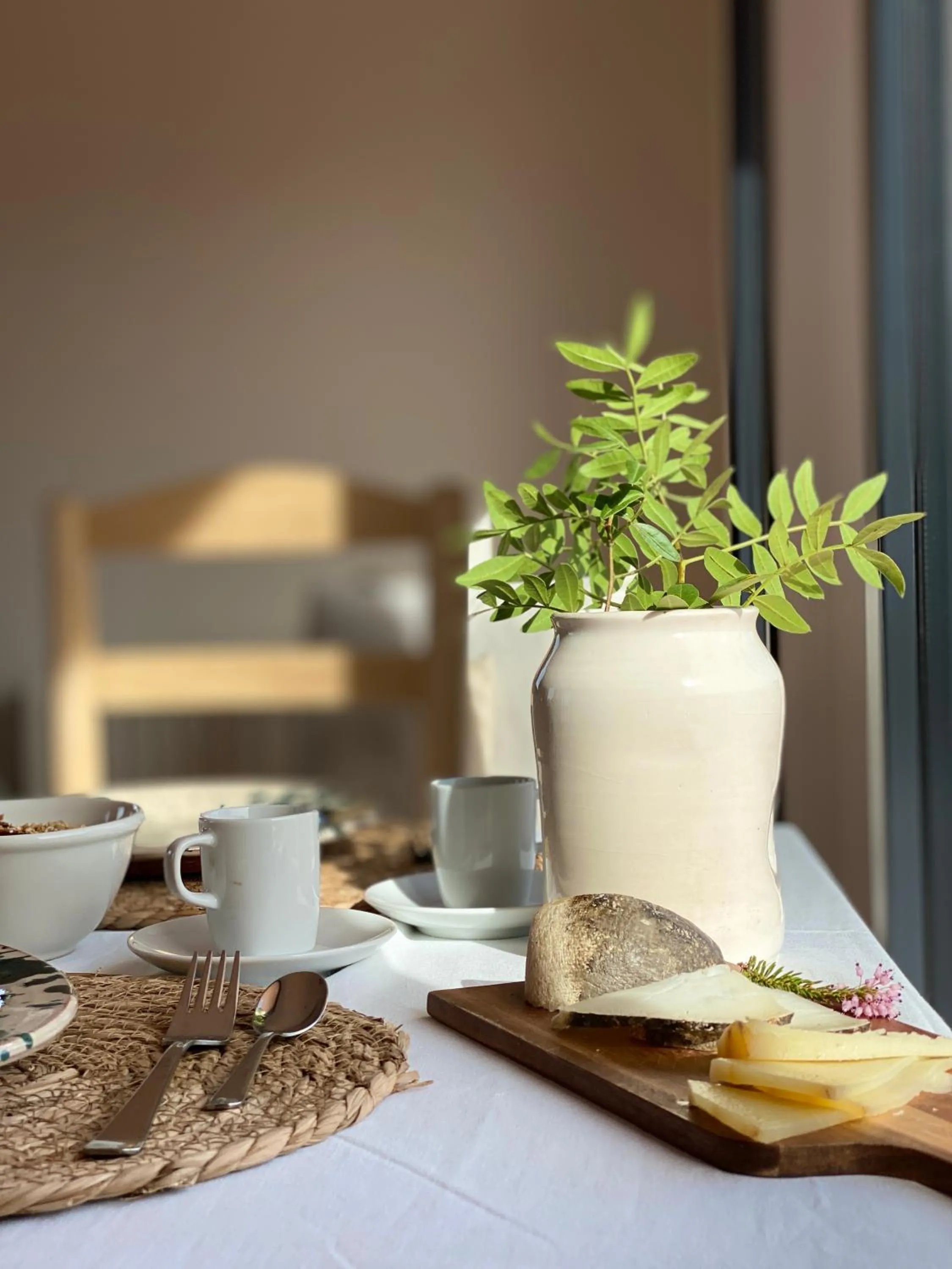 Continental breakfast in Hotel Rural Mas de l'Illa