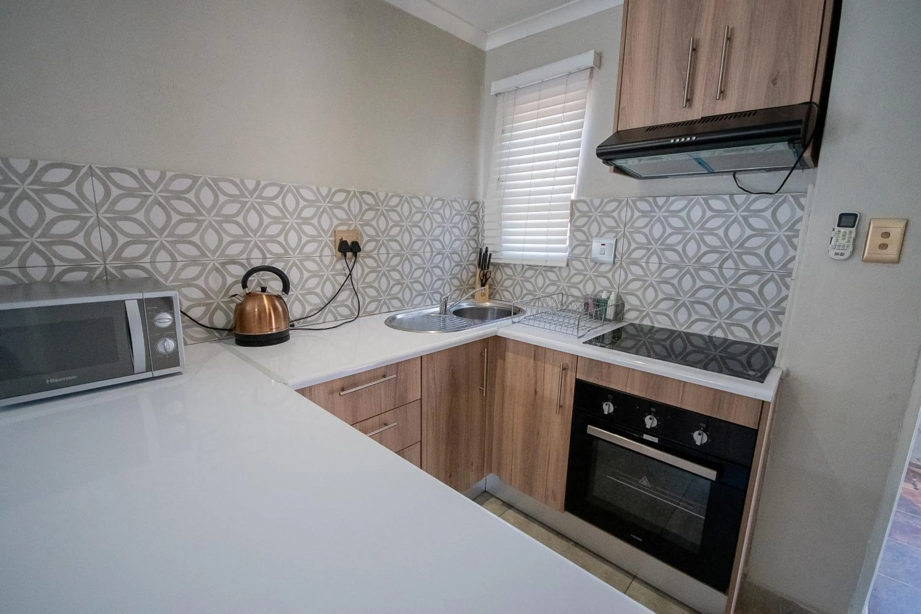 Kitchen or kitchenette in Lefa Boutique Hotel