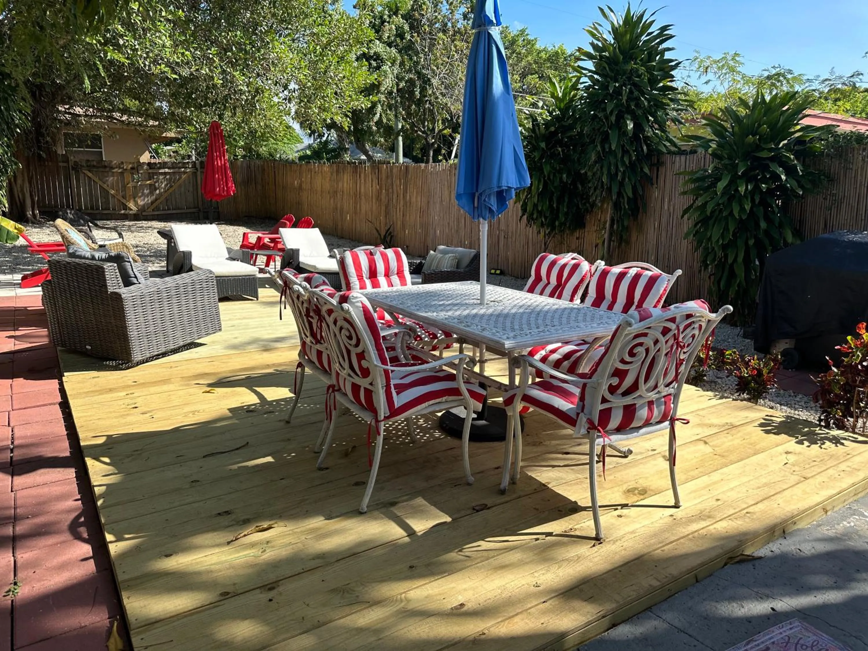 Patio in Mango Beach House