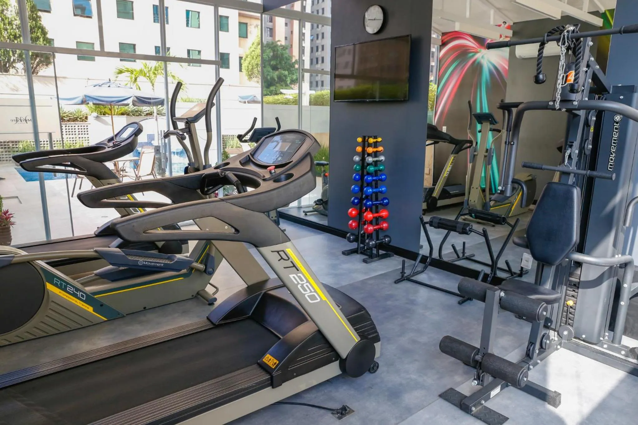 Fitness centre/facilities in Lindo Flat REFORMADO no coração da Vila Olimpia