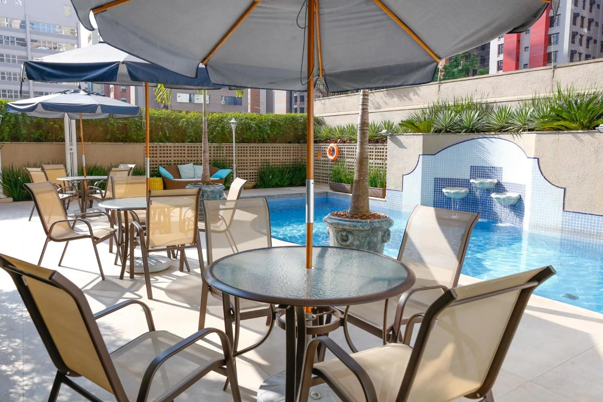 Swimming pool in Lindo Flat REFORMADO no coração da Vila Olimpia