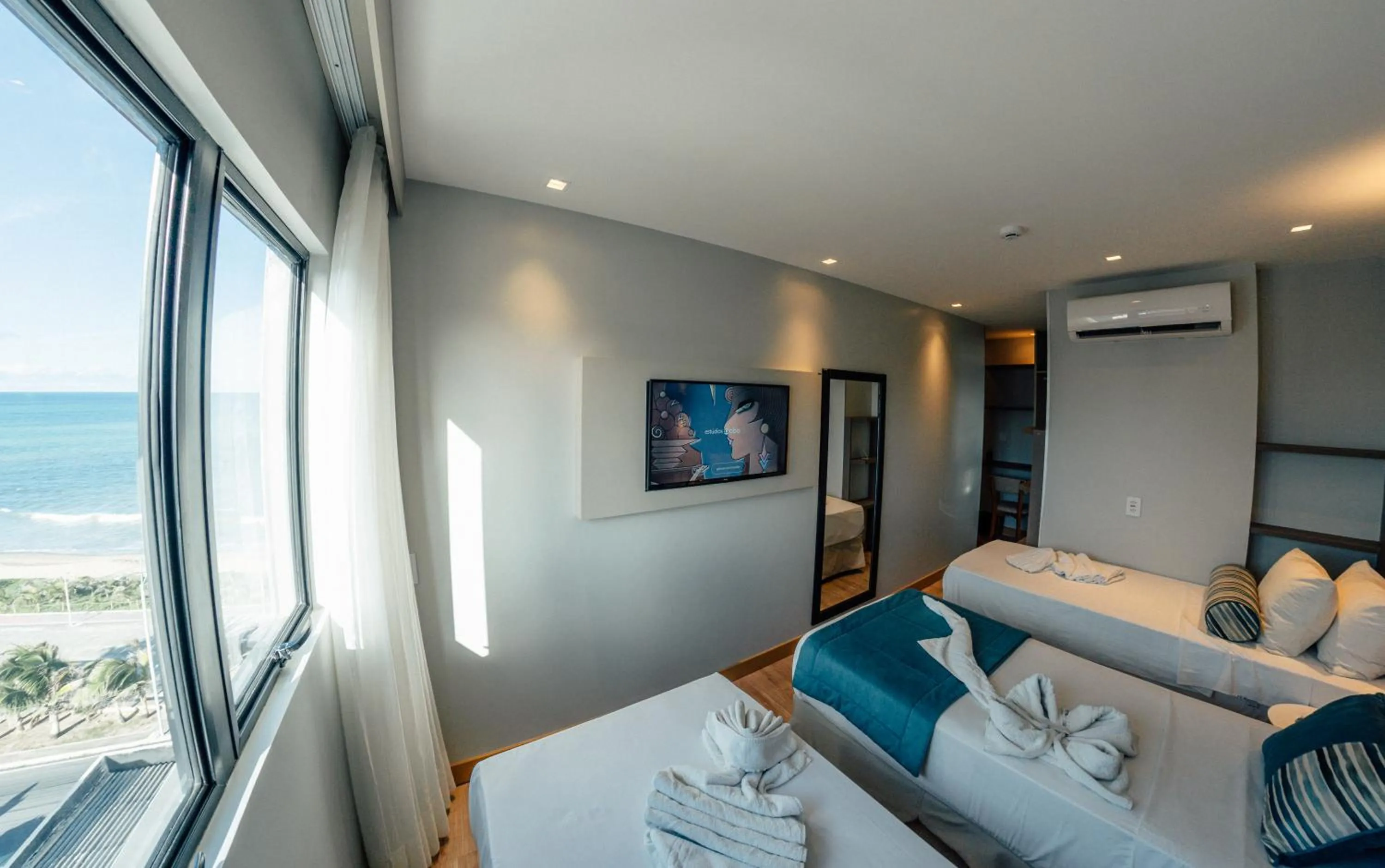 Bed in Hotel Água de Coco