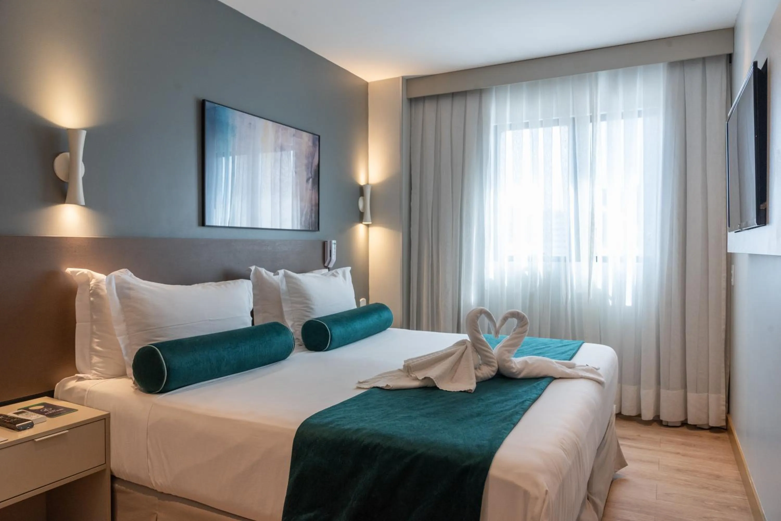 TV and multimedia, Bed in Hotel Água de Coco