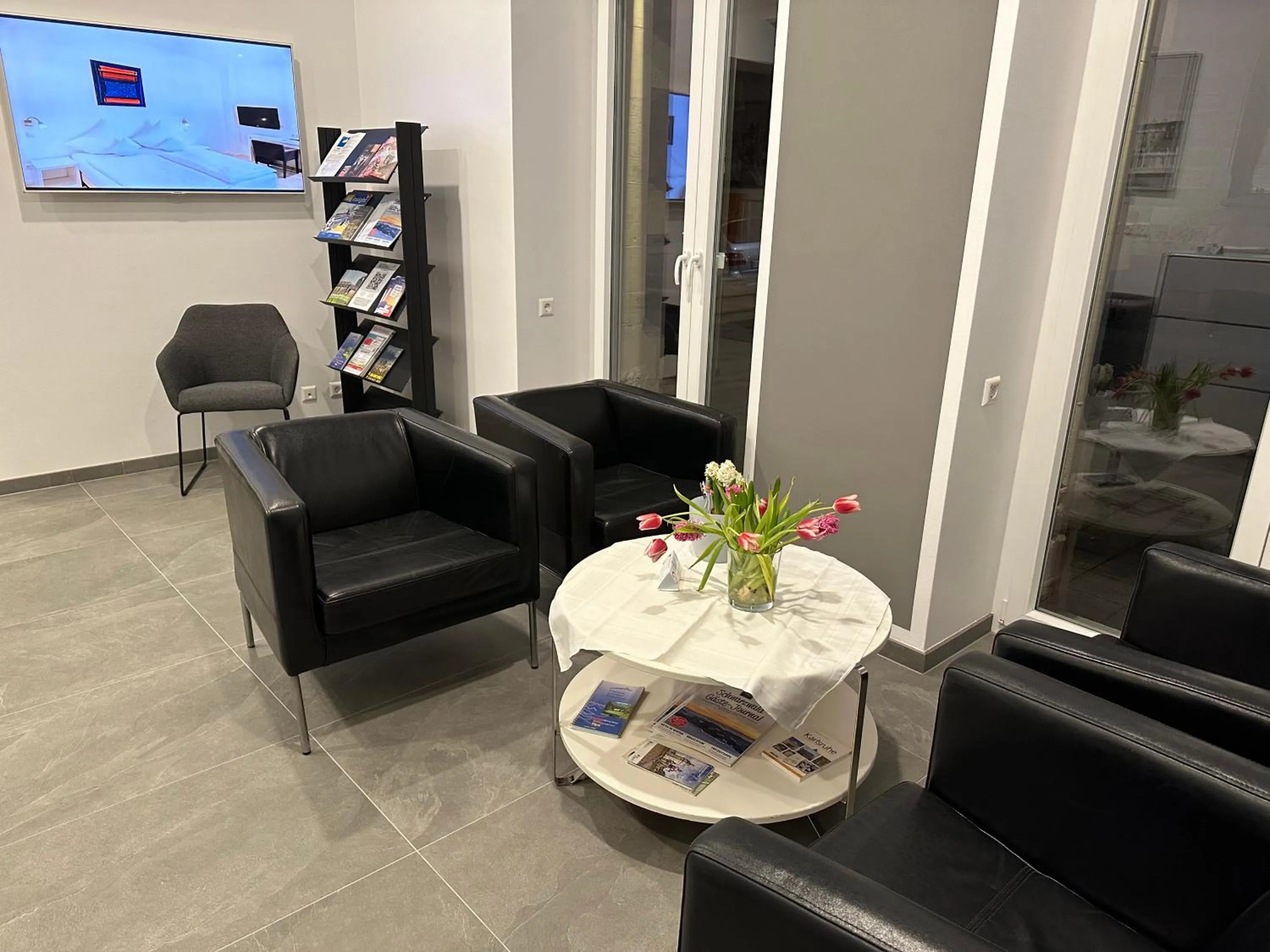 Lobby or reception in Hotel Barbarossa Karlsruhe Stadtmitte