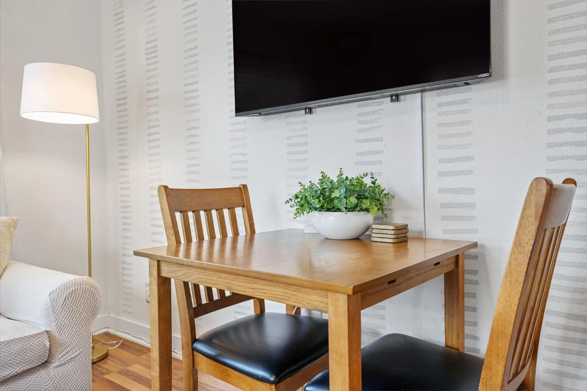 Living room in The Flats on Florida St - Super Comfy 2-Bedroom Apartments