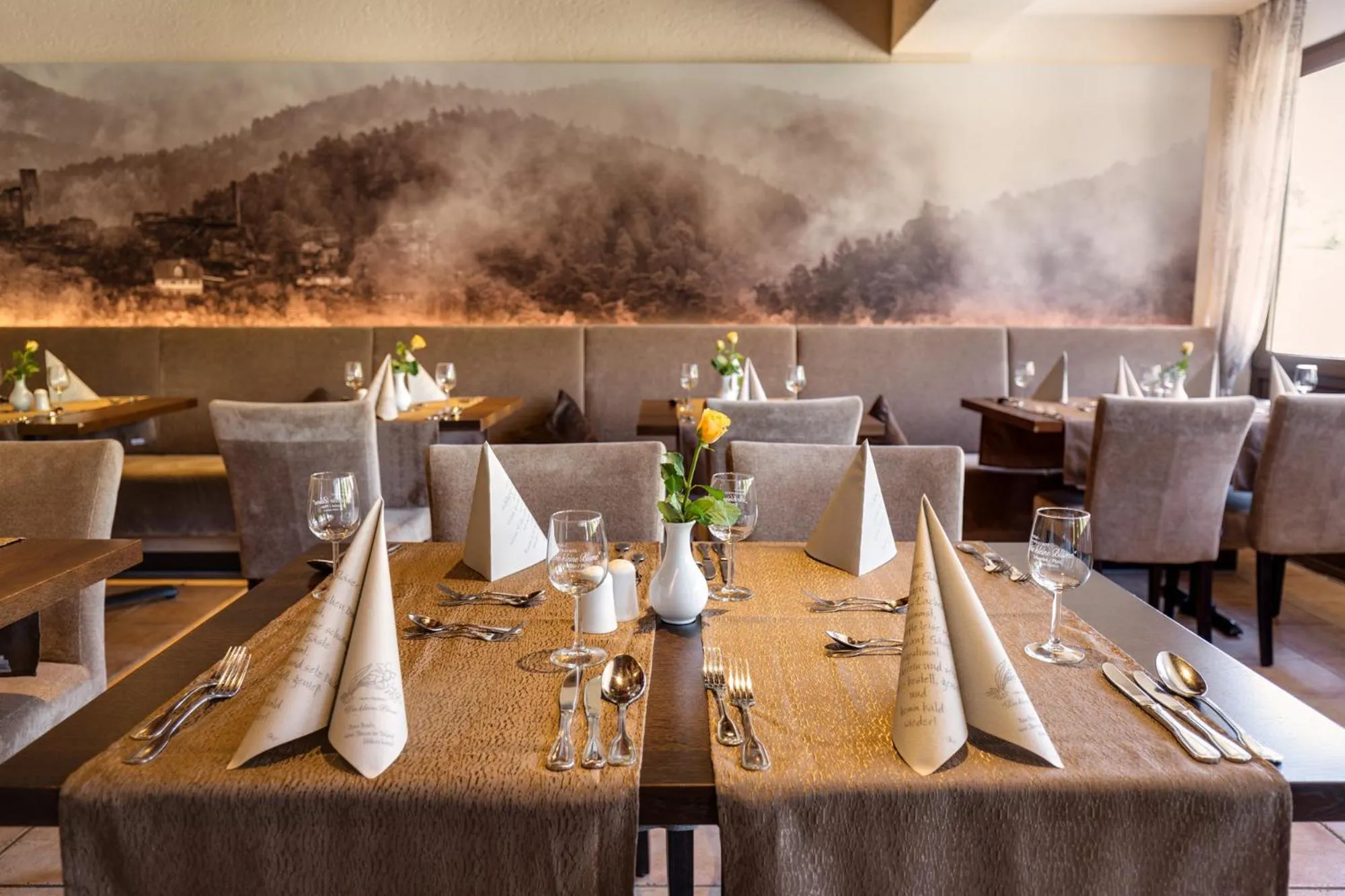 Dining area in Hotel Die Kleine Blume