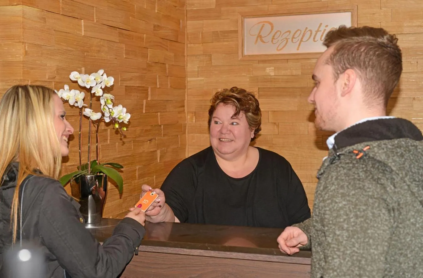 Family in Hotel Die Kleine Blume