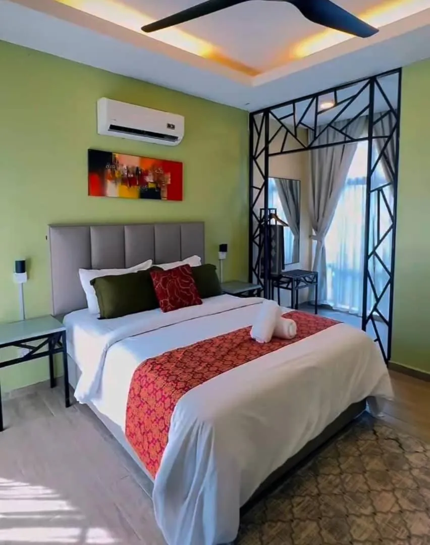 Bed in Cinta Abadi Resort