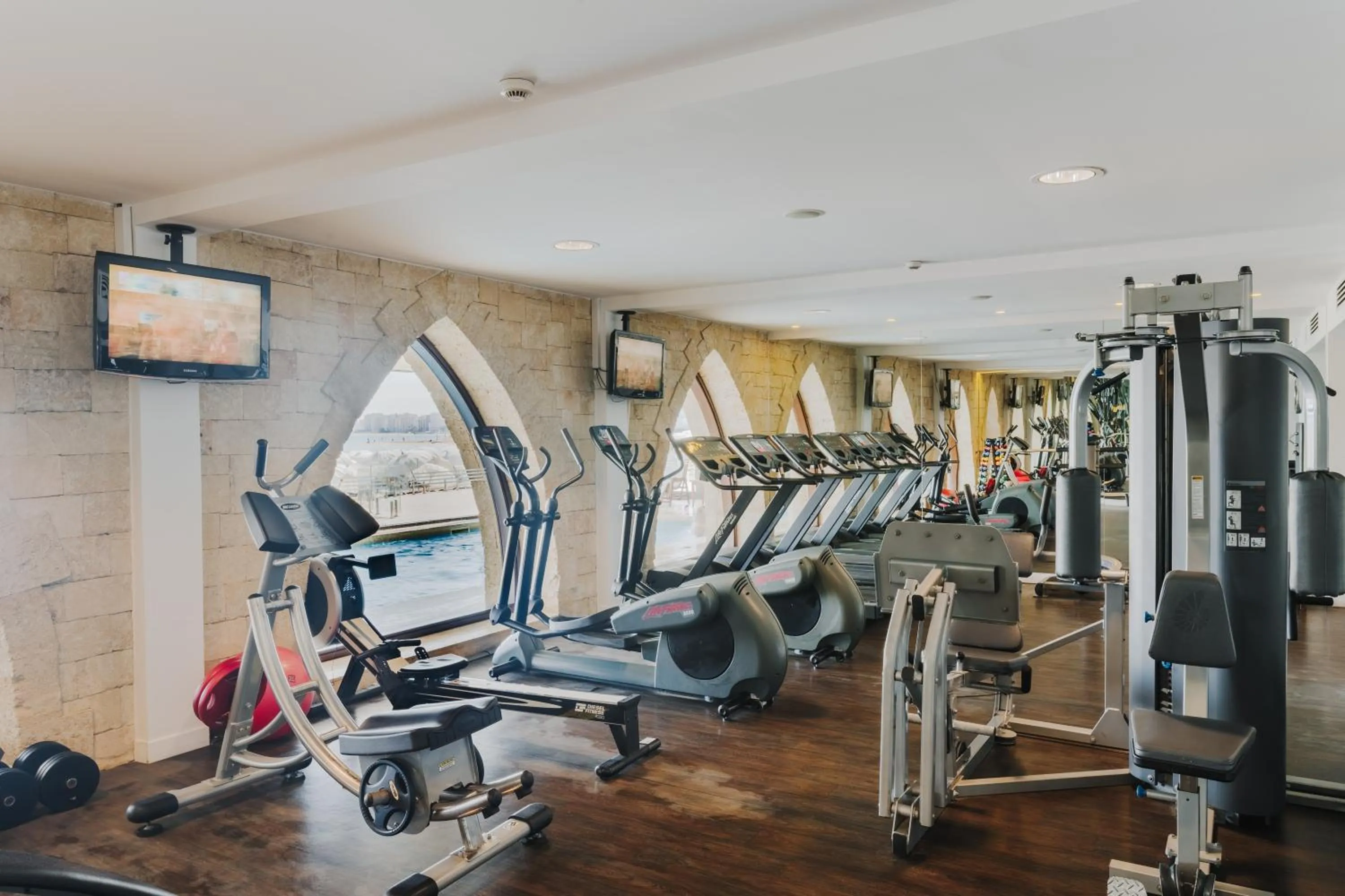 Fitness centre/facilities in Arkin Palm Beach Hotel