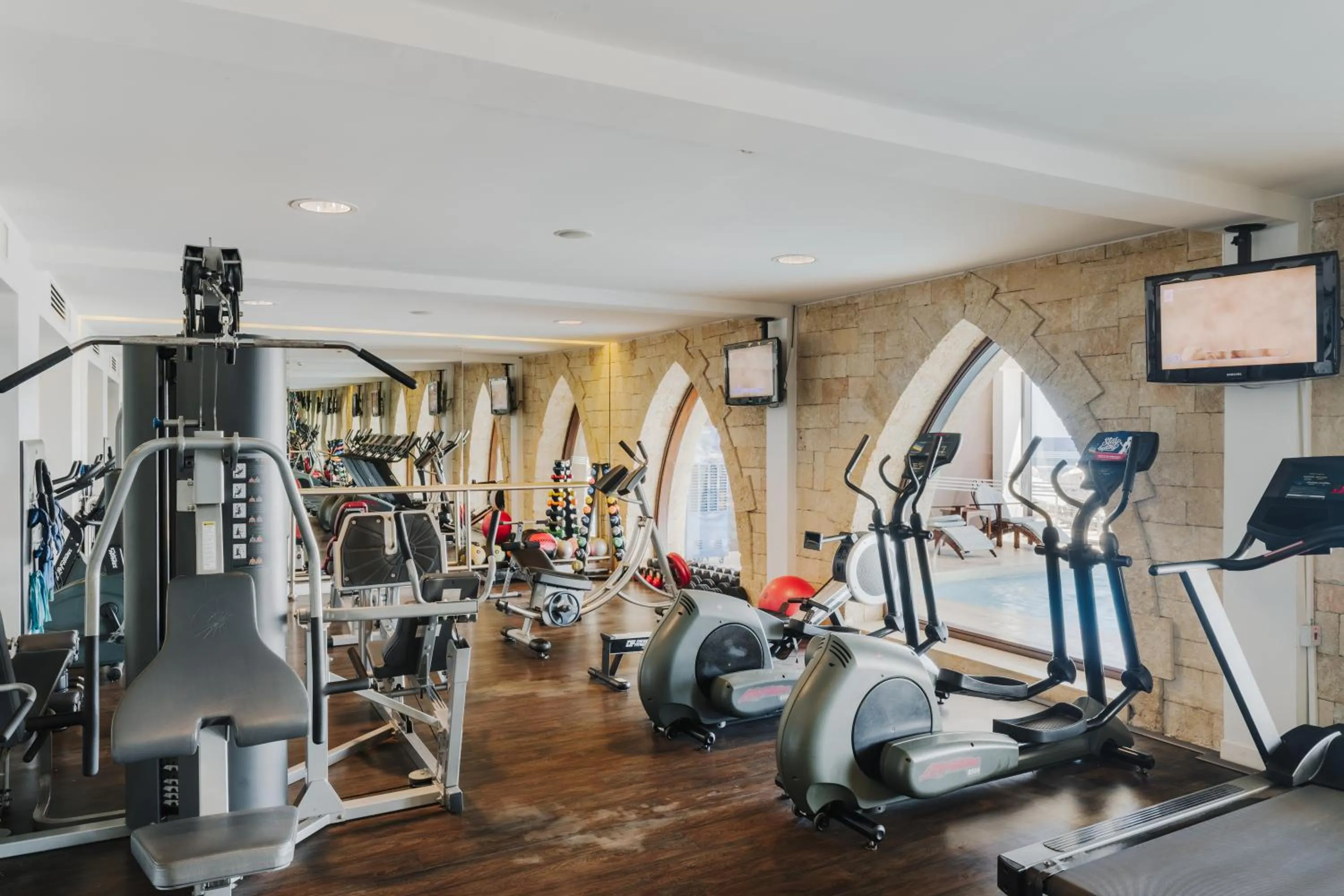 Fitness centre/facilities in Arkin Palm Beach Hotel
