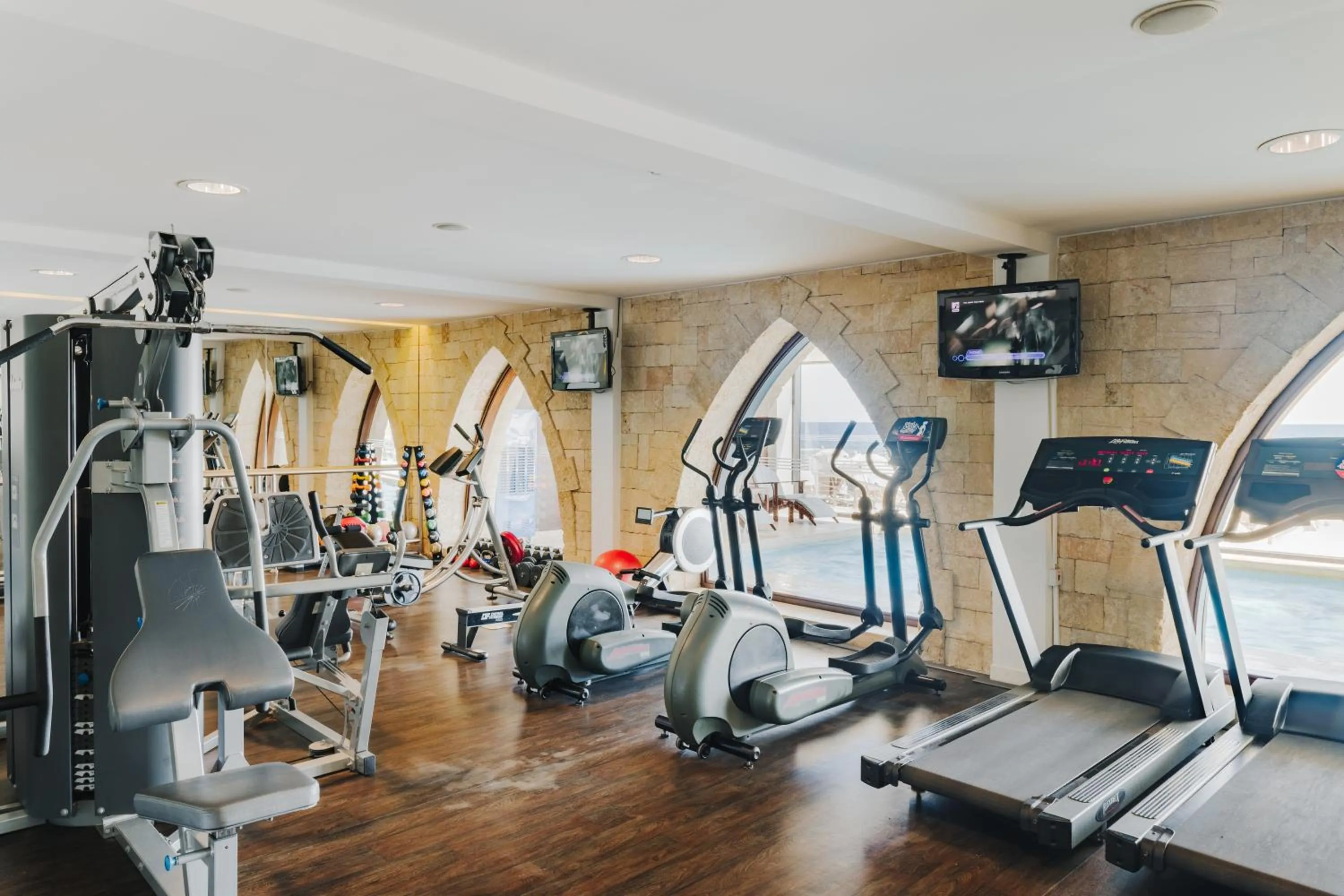 Fitness centre/facilities in Arkin Palm Beach Hotel