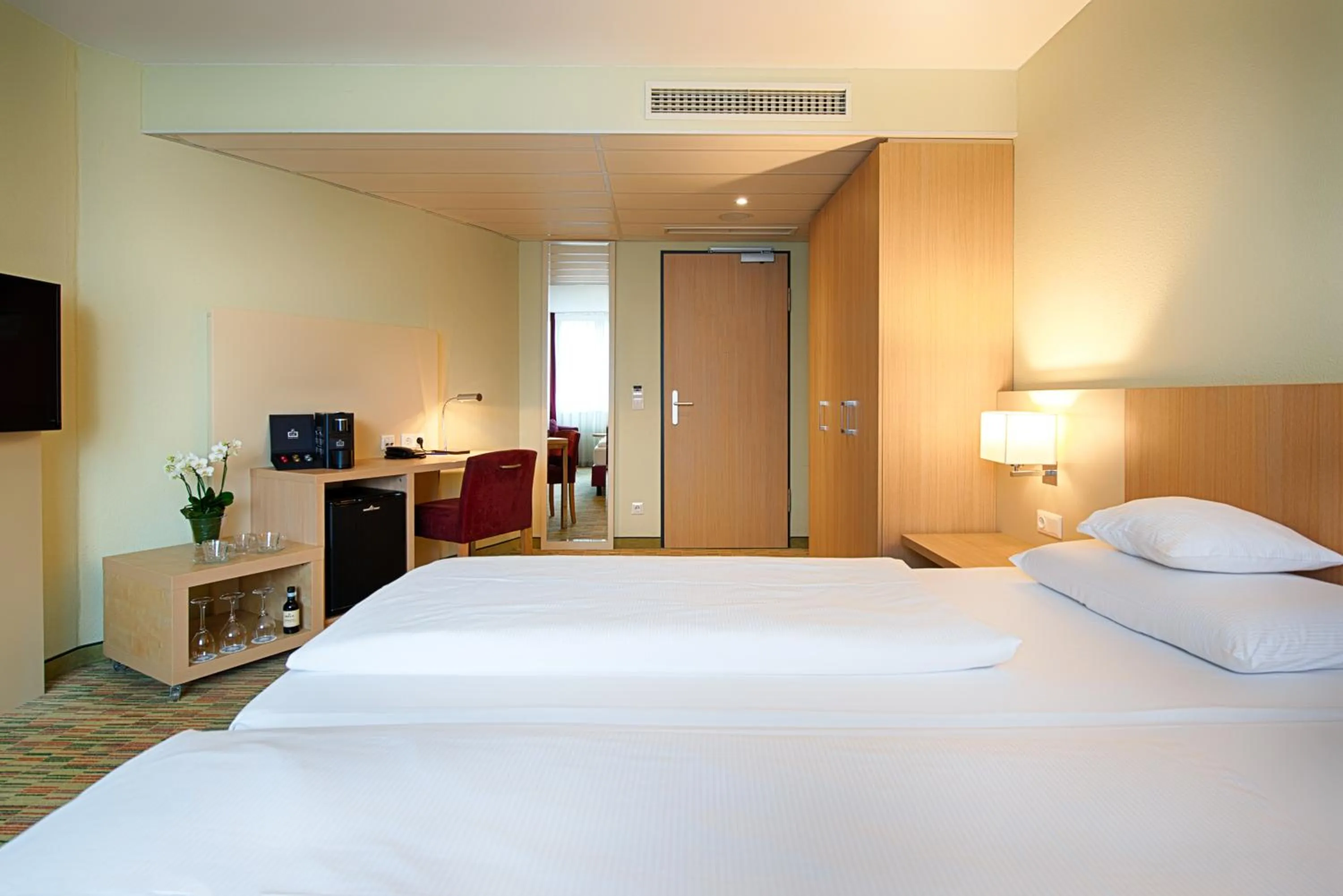 Bed in Welcome Hotel Paderborn