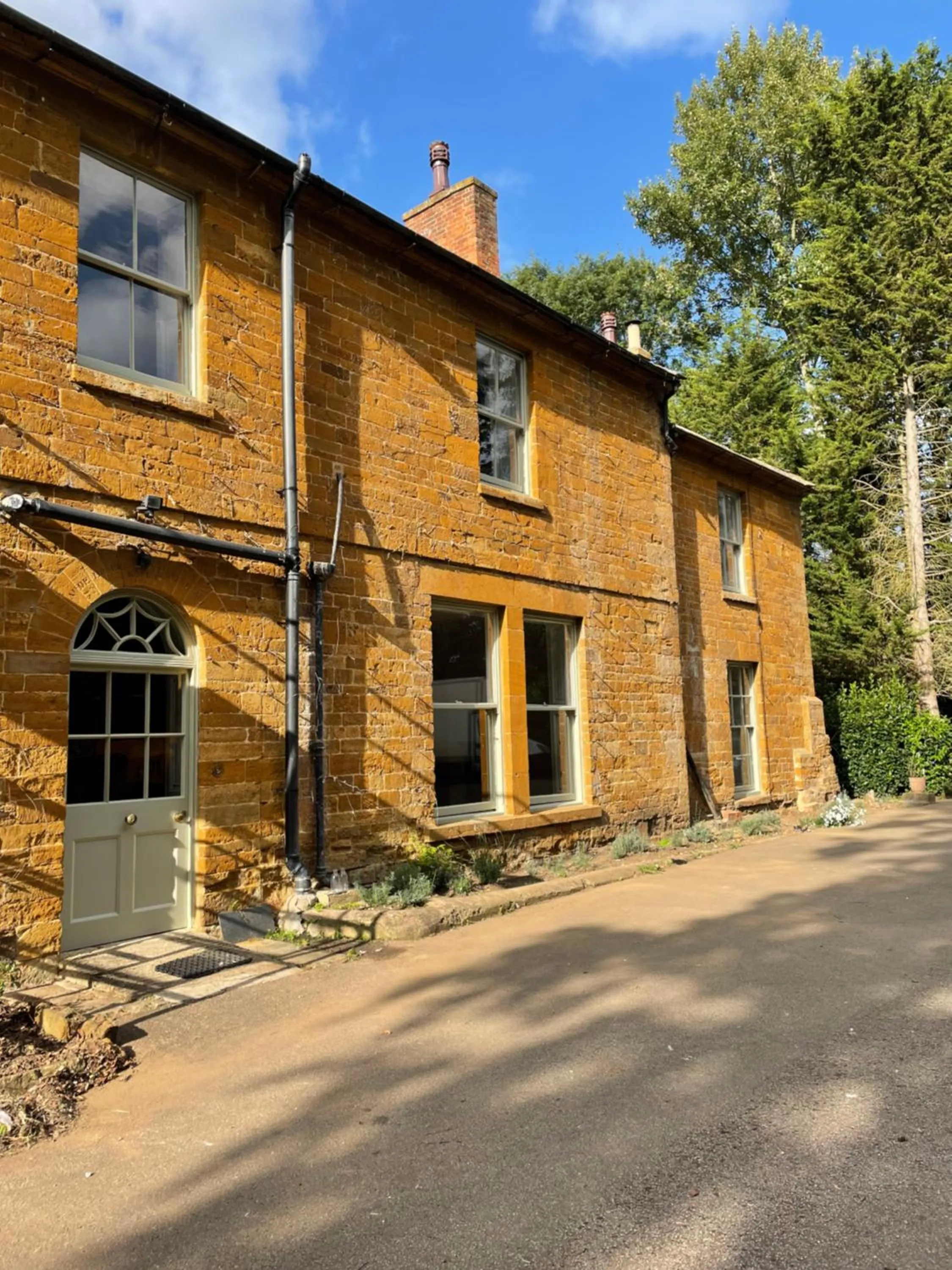 Facade/entrance in The Old Vicarage