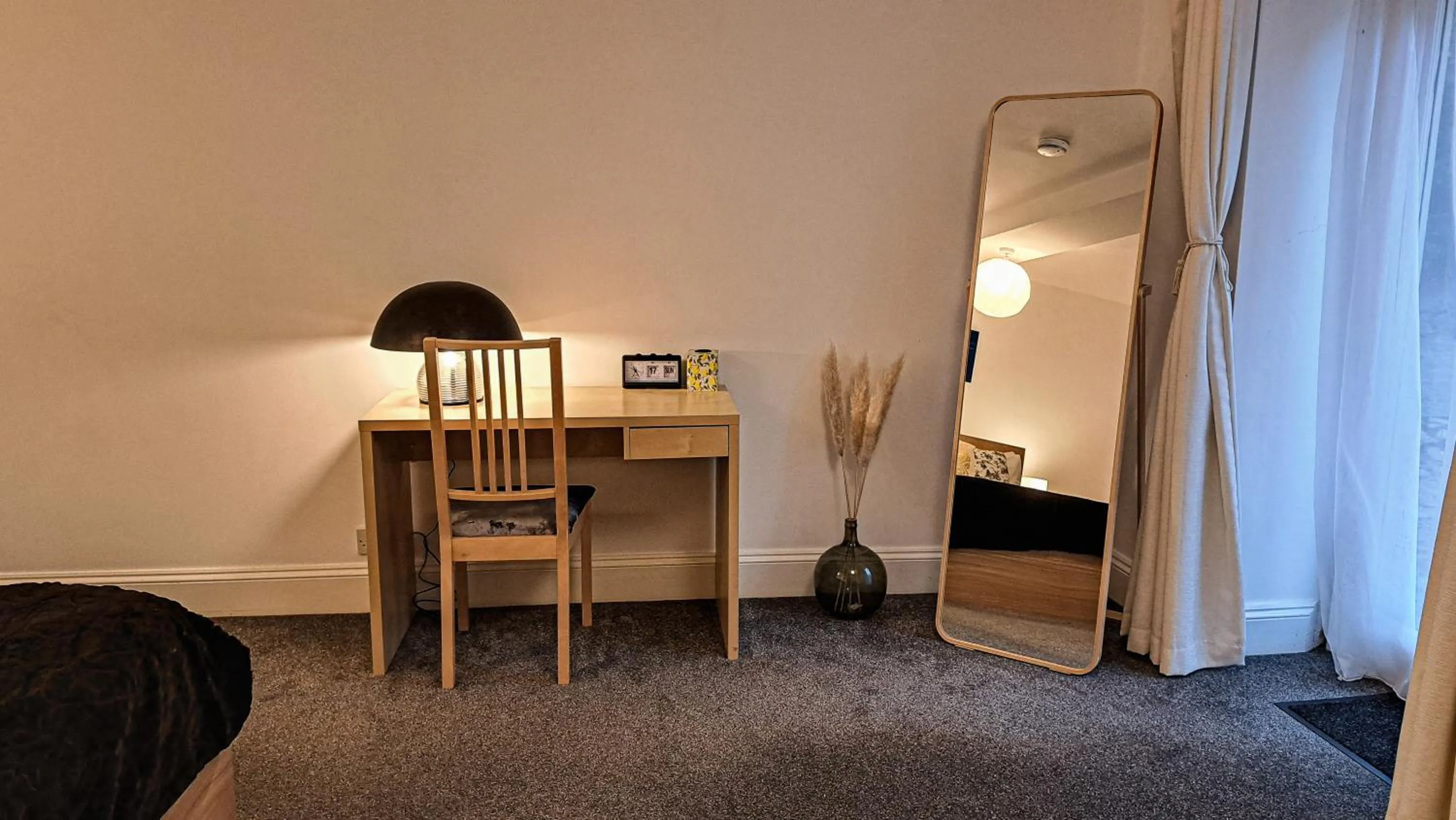 Bedroom in The Old Vicarage