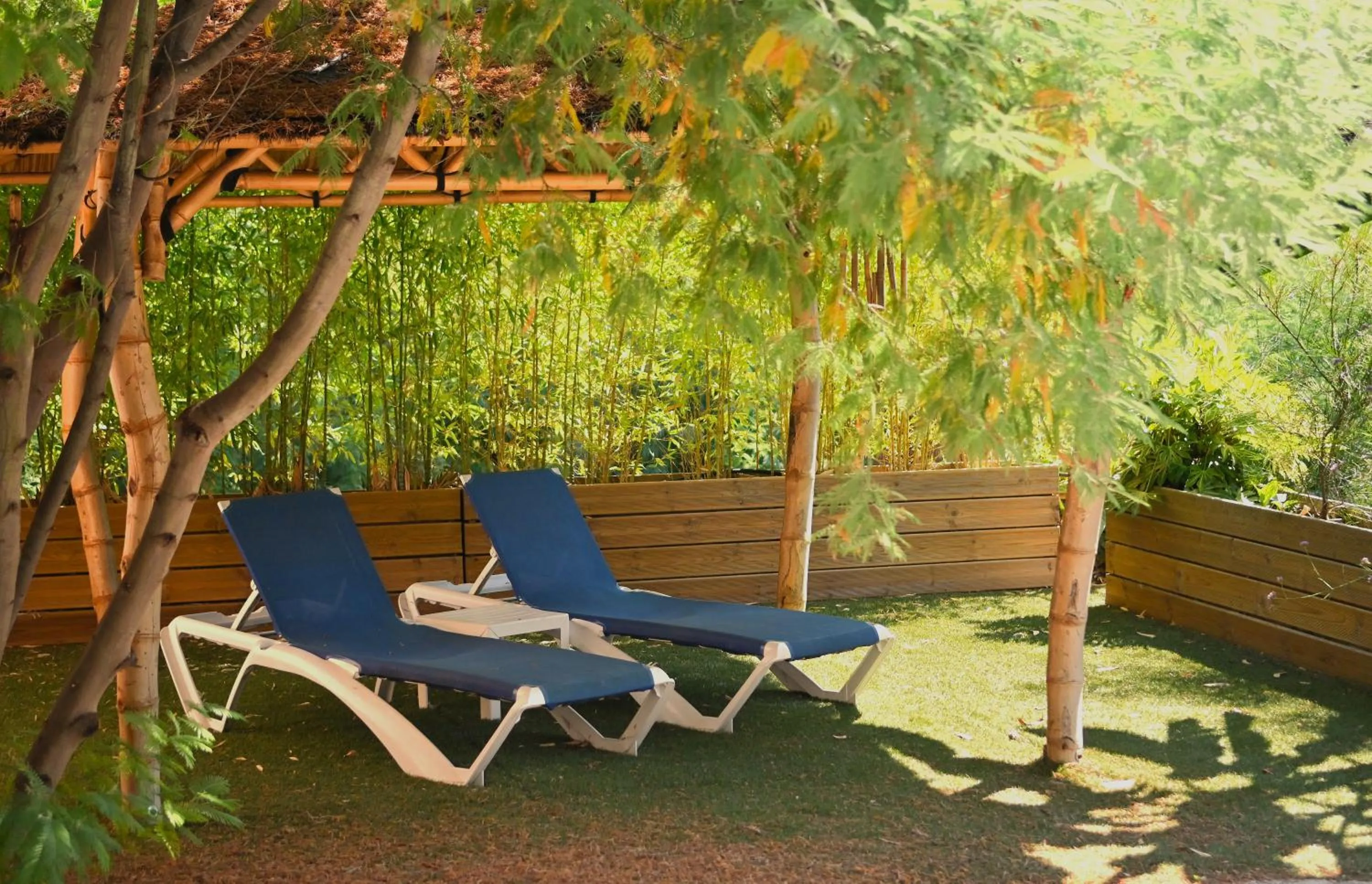 Garden in Les Jardins de Bormes, hôtel adult only avec sauna & jacuzzi