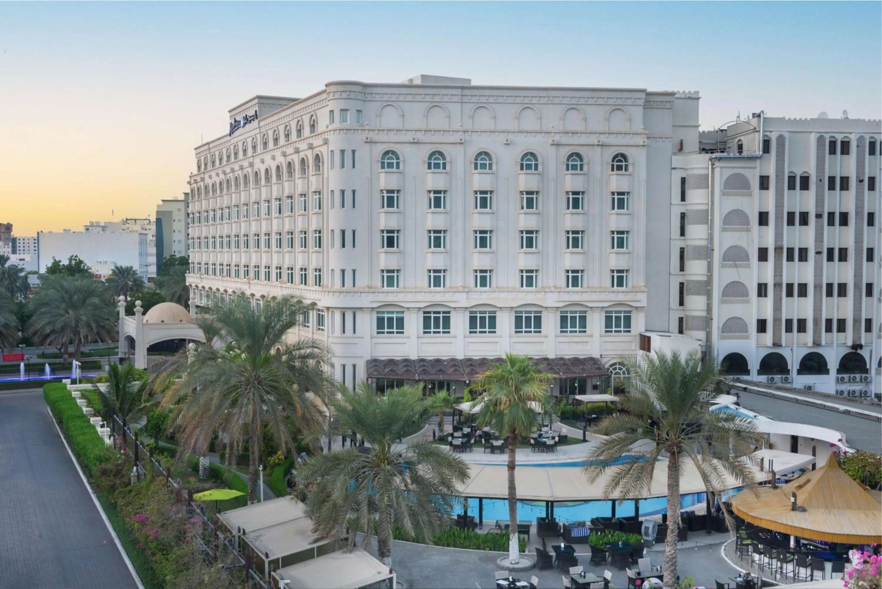 Property building in Radisson Blu Hotel, Muscat