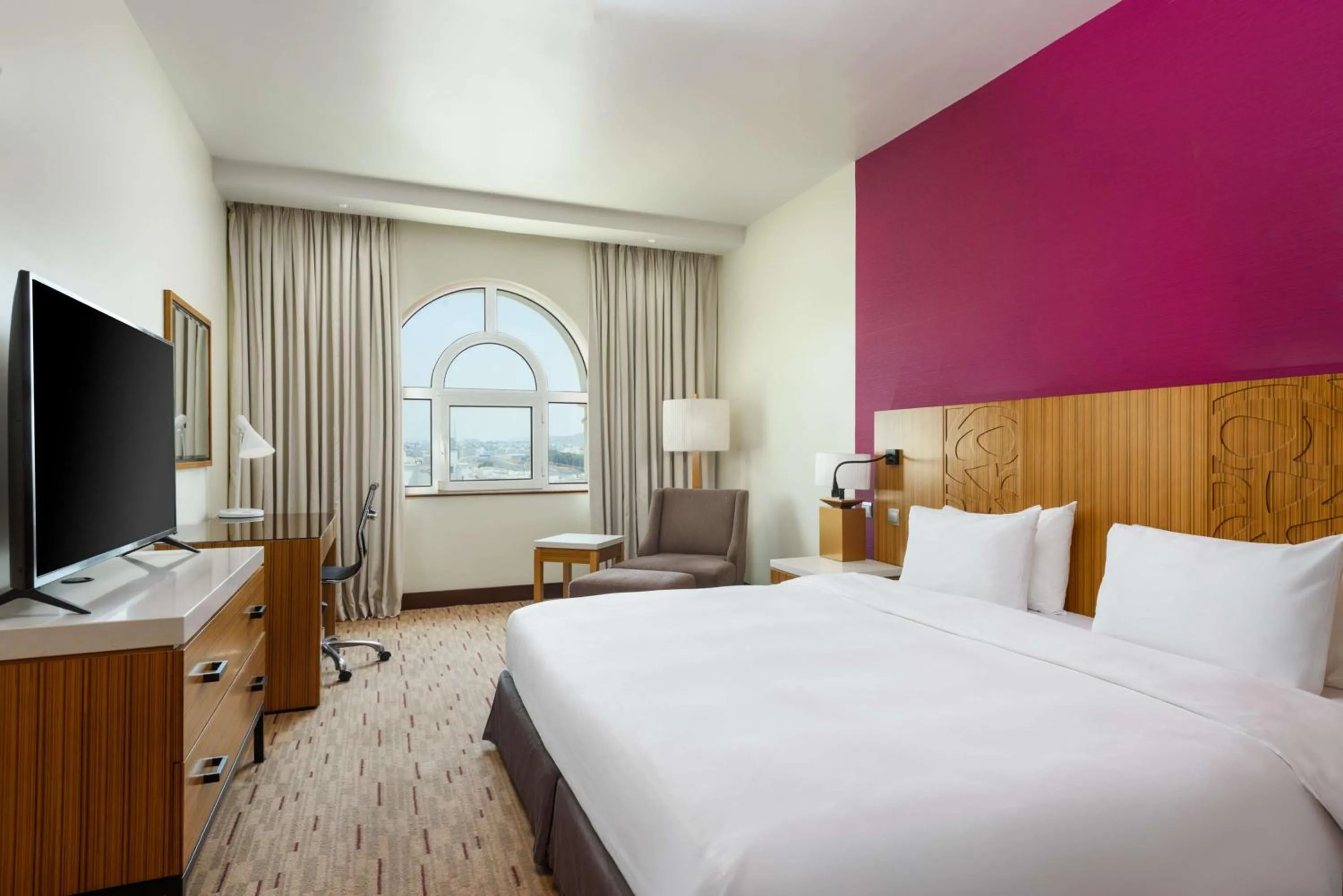 Bed in Radisson Blu Hotel, Muscat