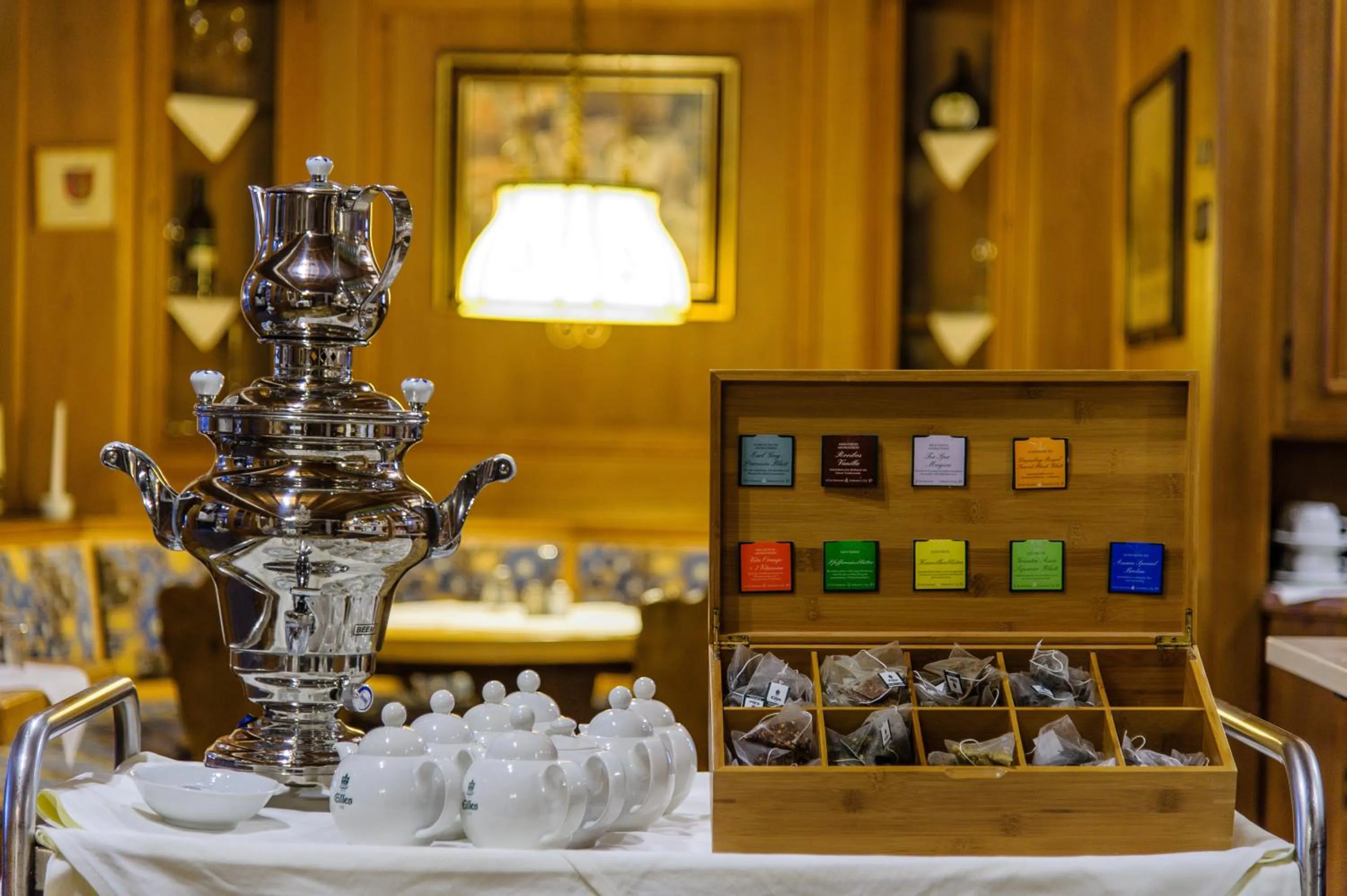 Restaurant/places to eat in Akzent Hotel Goldner Stern