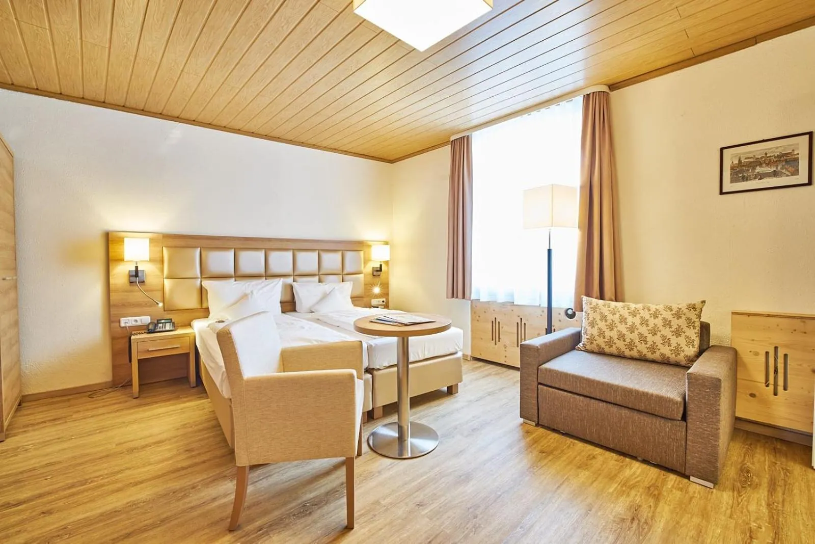 Bed in Akzent Hotel Goldner Stern