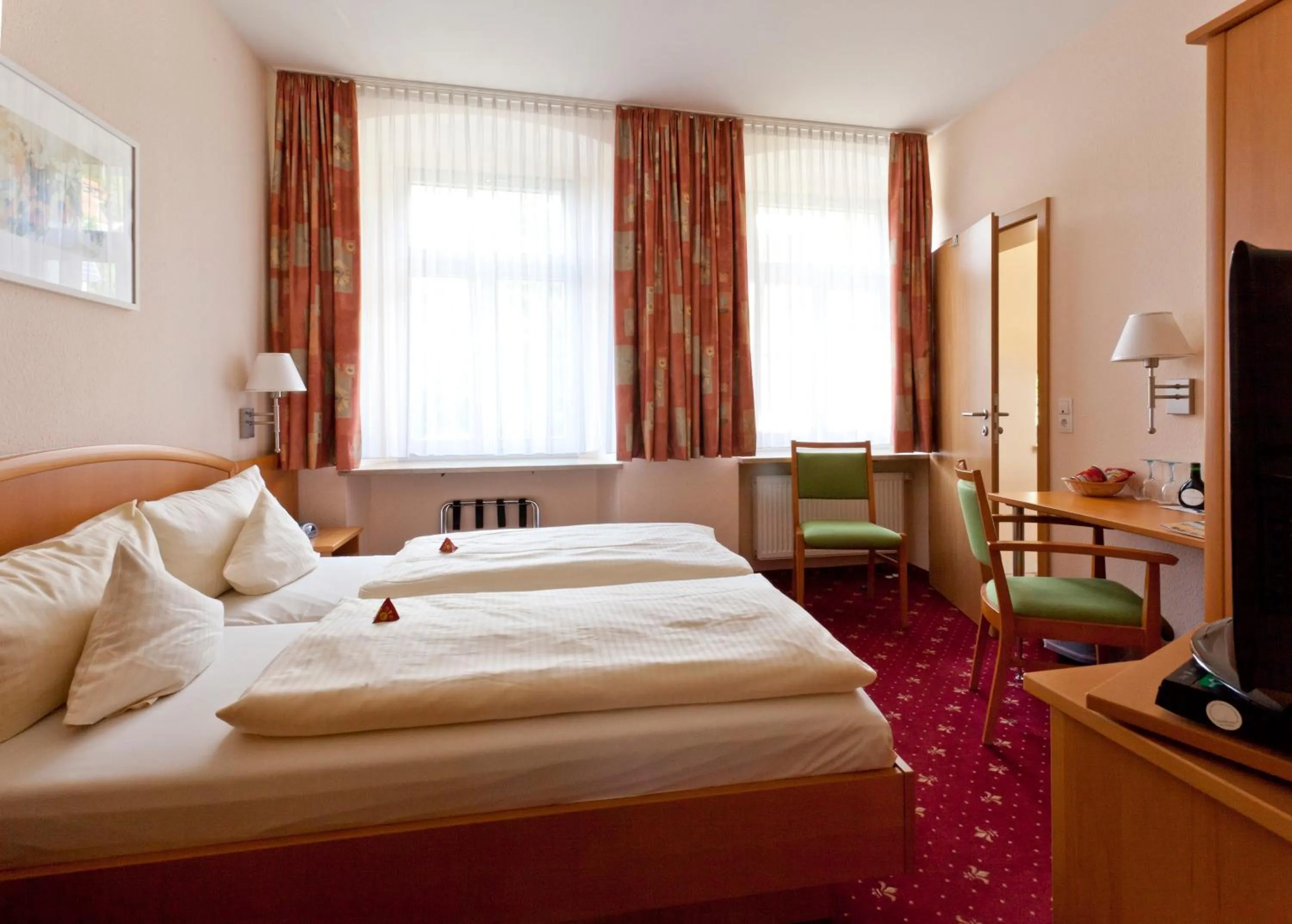 Bed in Akzent Hotel Goldner Stern