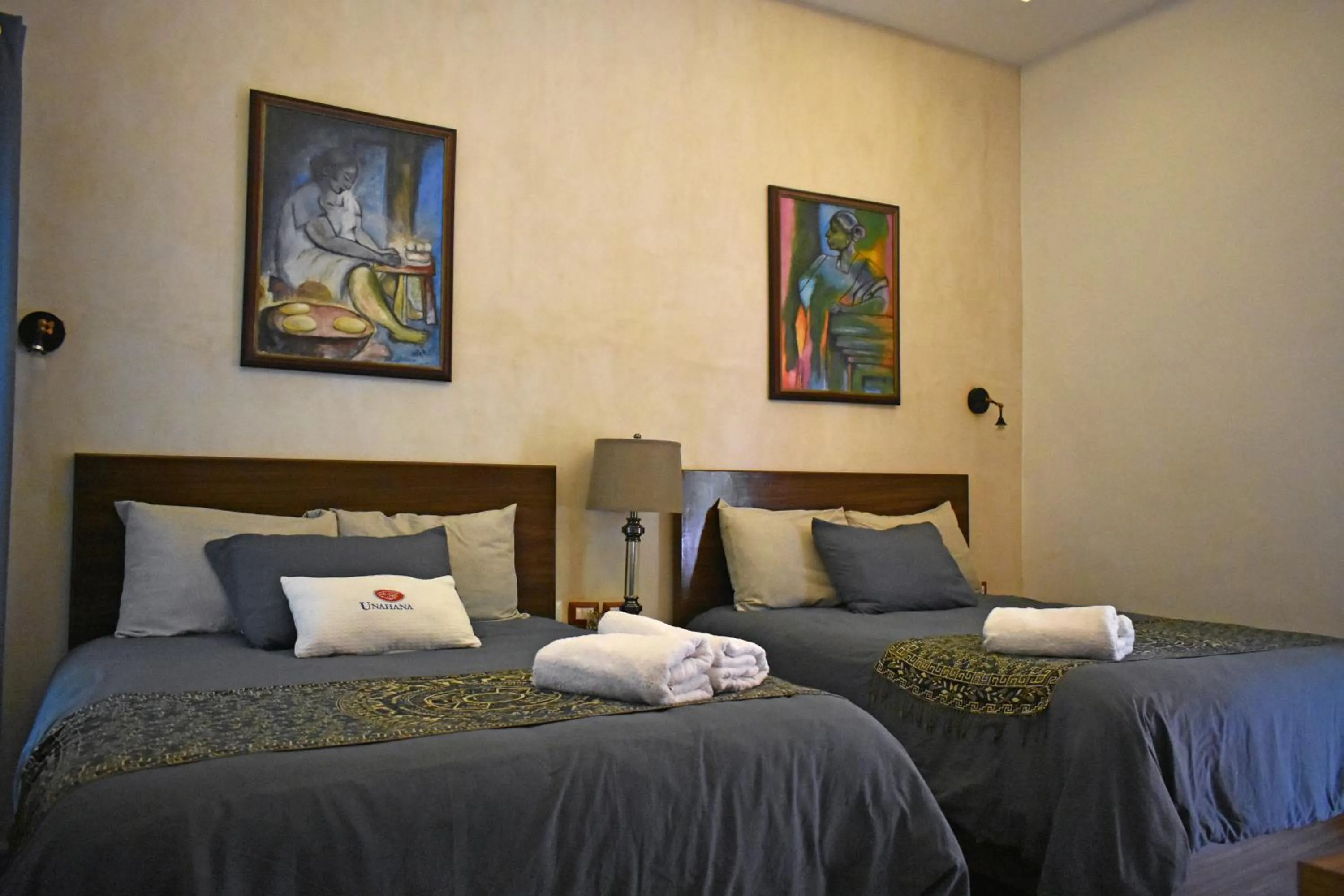 Bed in VILLA UNAHANA