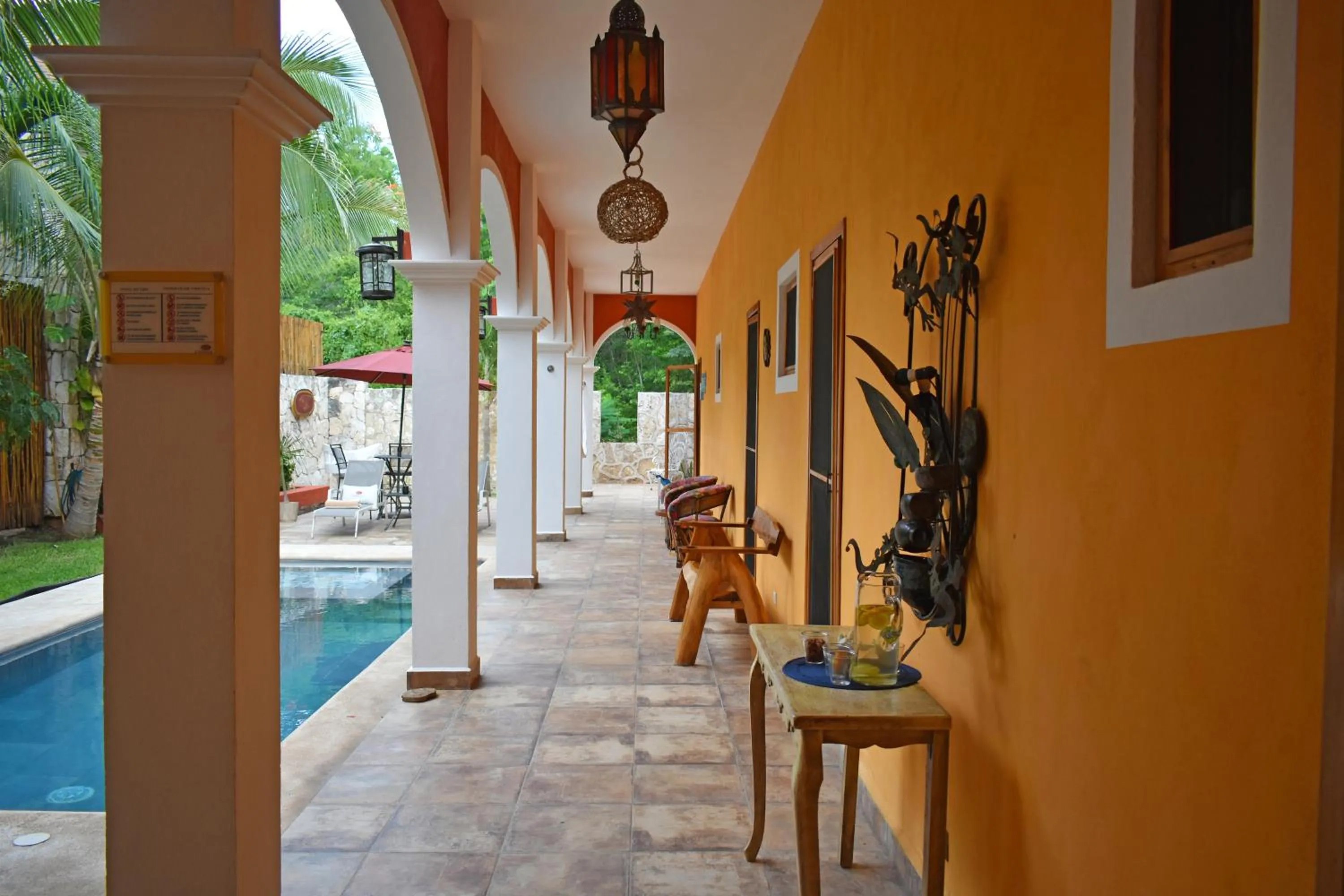 Pool view in VILLA UNAHANA