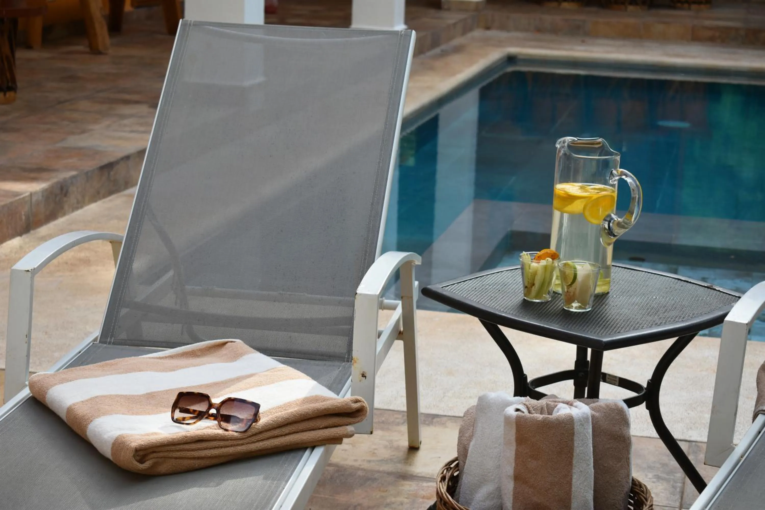 Pool view in VILLA UNAHANA