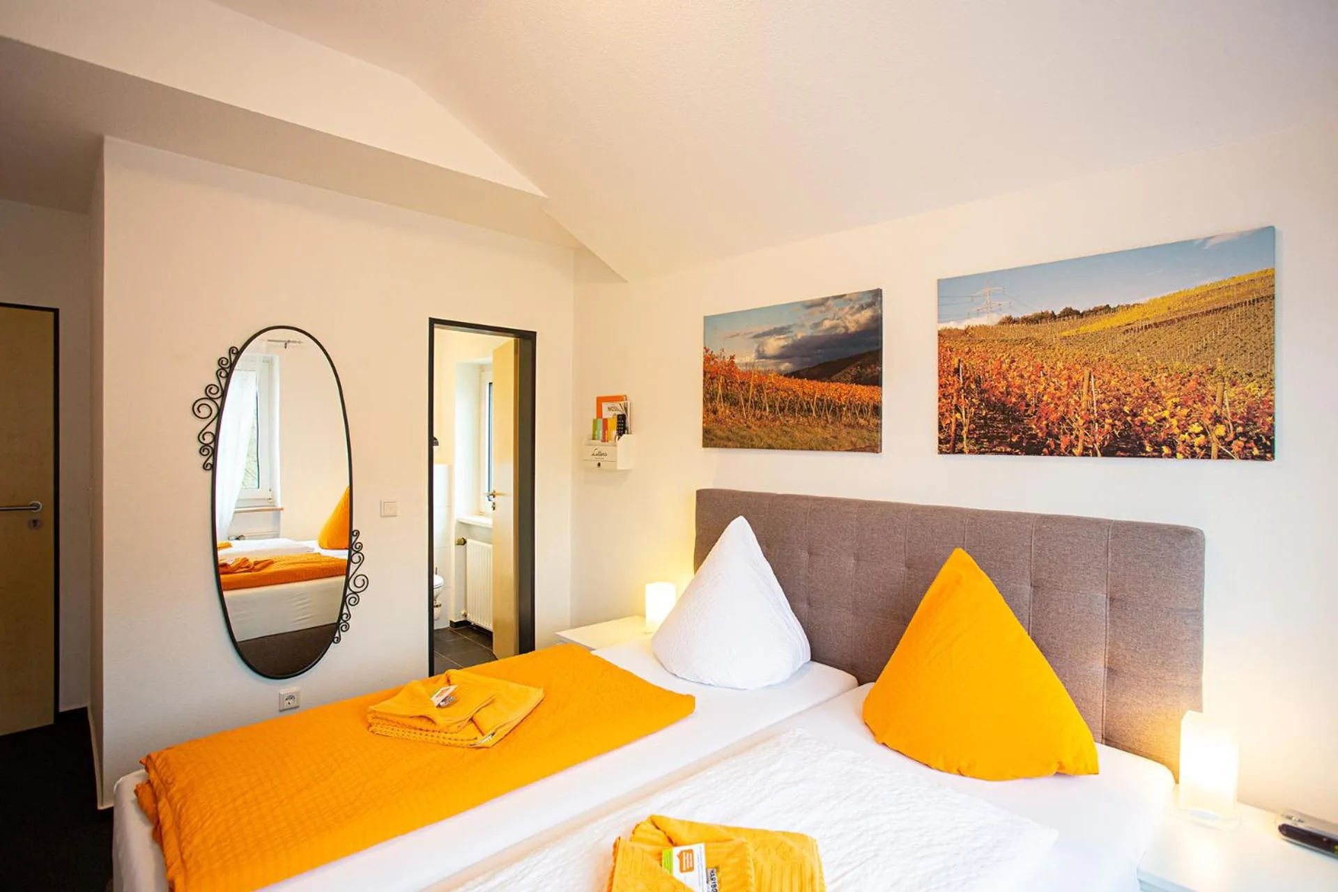 Bed in Hotel Emmerich