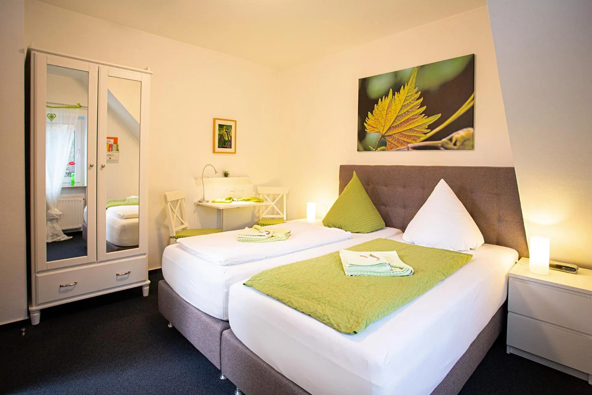 Bed in Hotel Emmerich